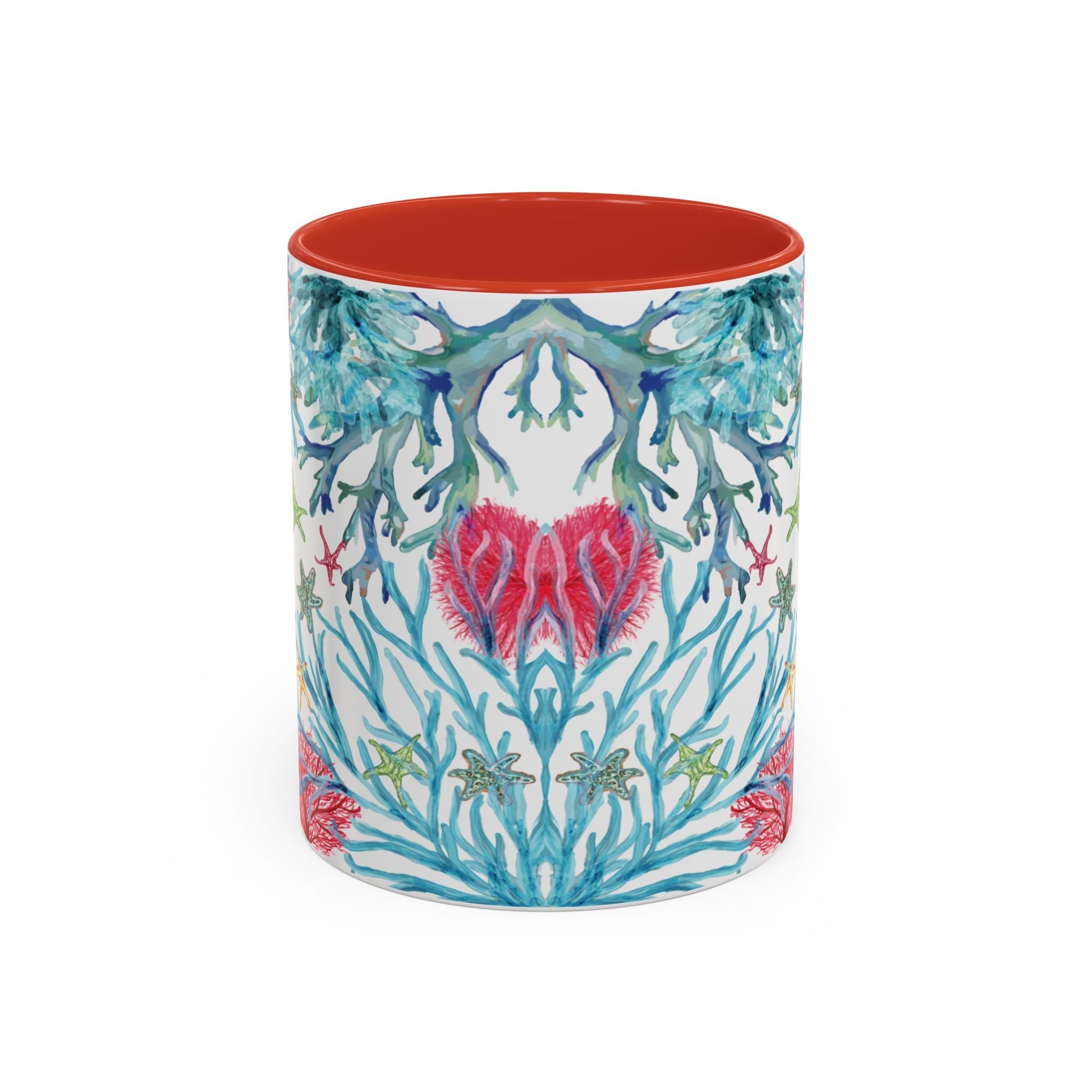 Ocean - Inspired Two Tone Coffee Mugs - Blue Cava