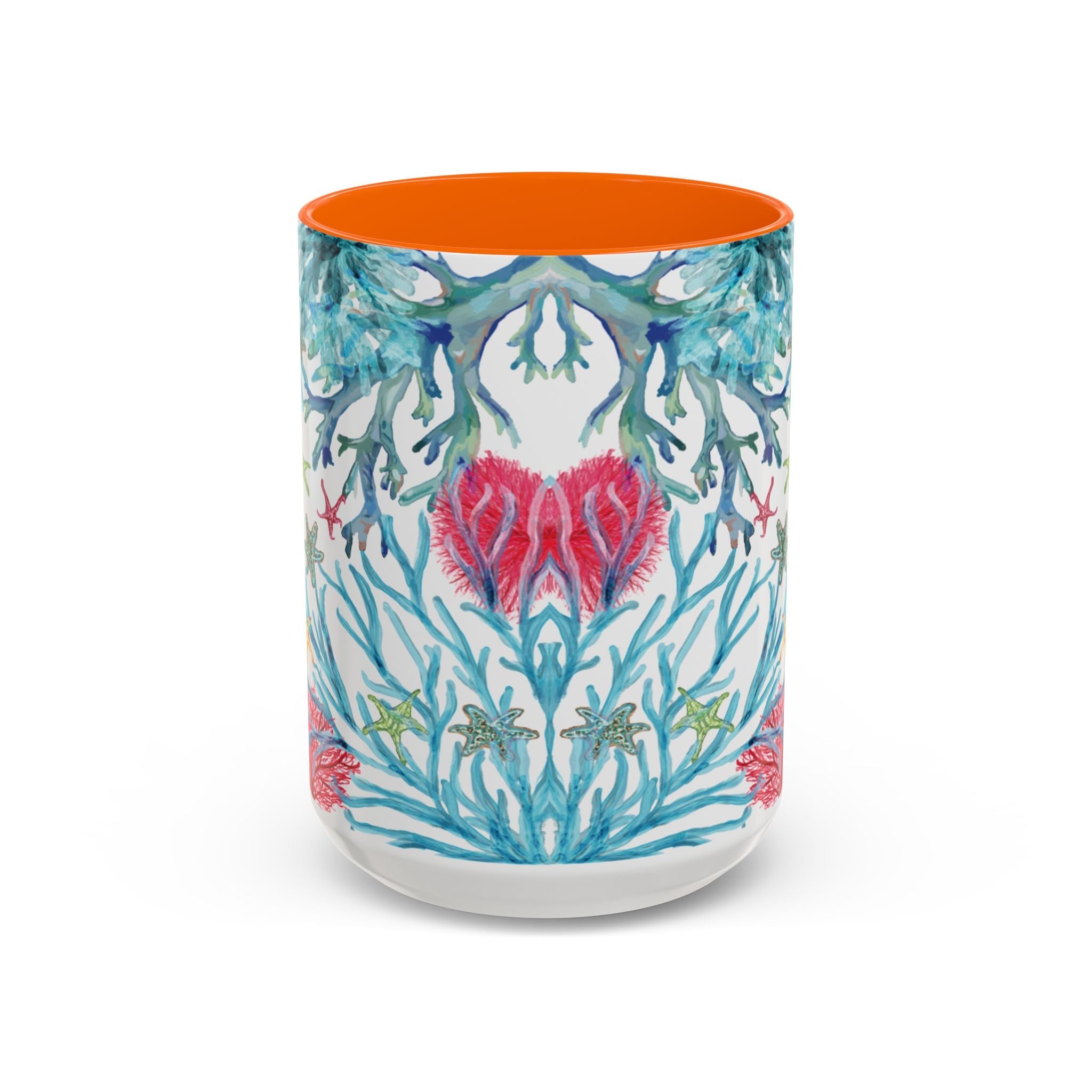 Ocean - Inspired Two Tone Coffee Mugs - Blue Cava