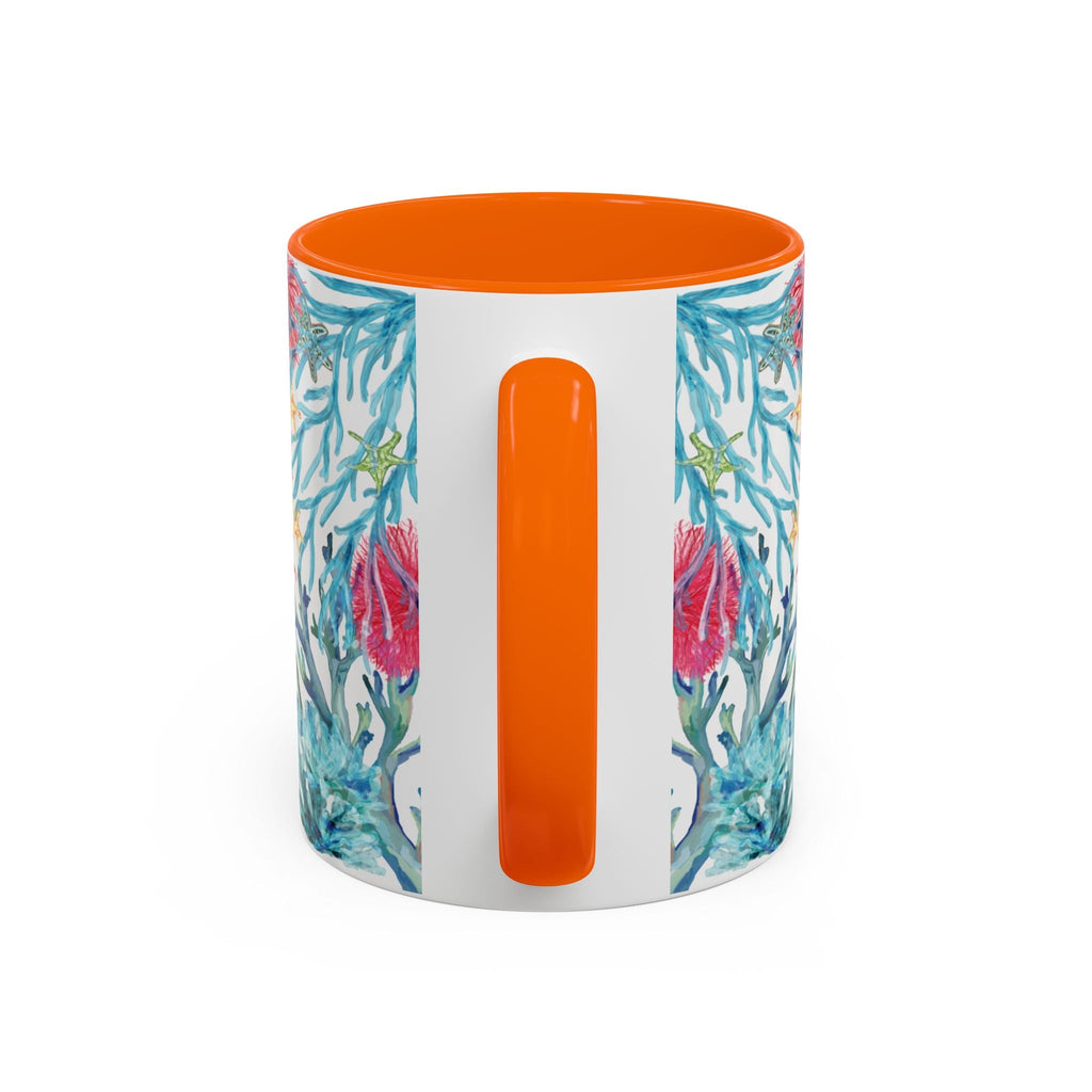 Ocean - Inspired Two Tone Coffee Mugs - Blue Cava