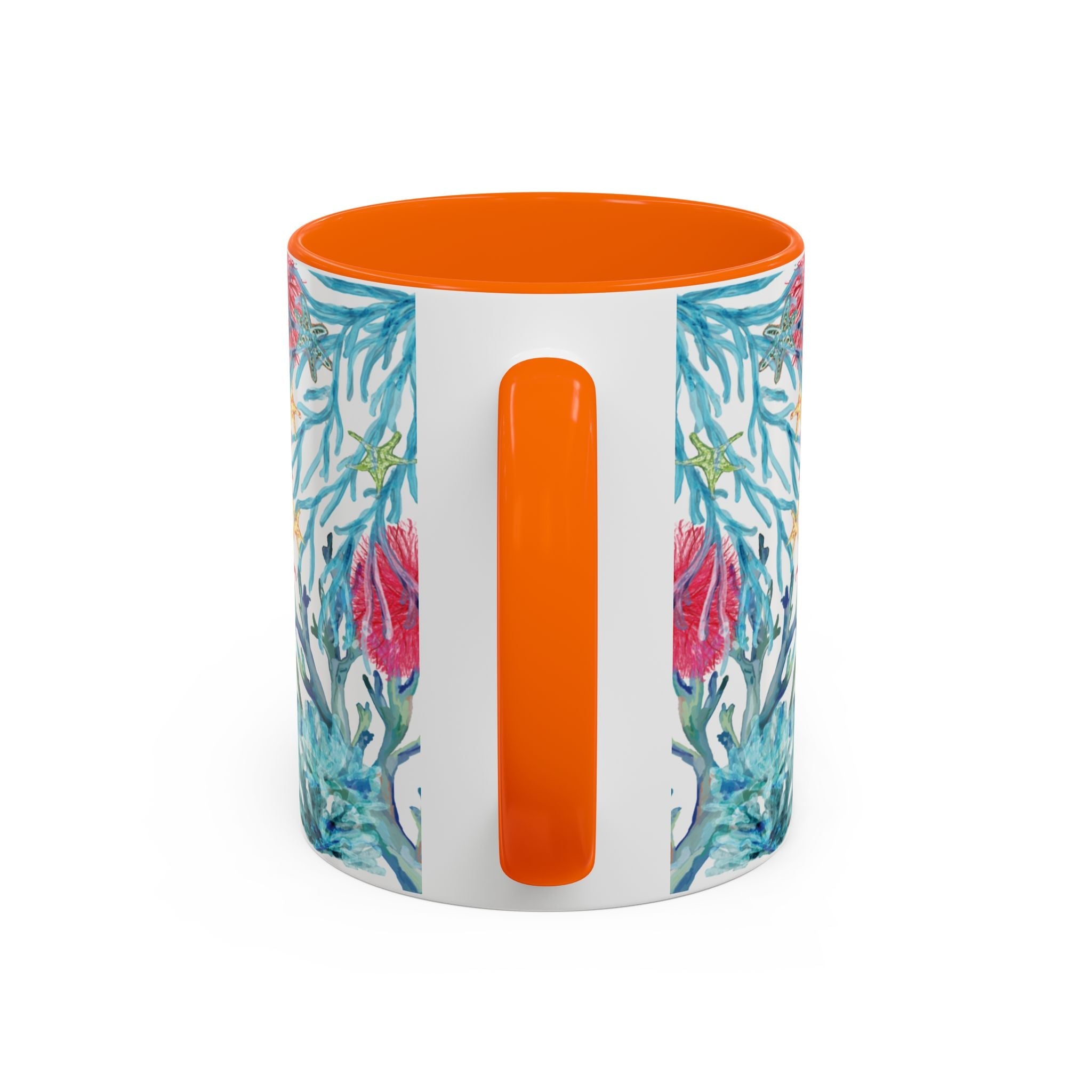 Ocean - Inspired Two Tone Coffee Mugs - Blue Cava