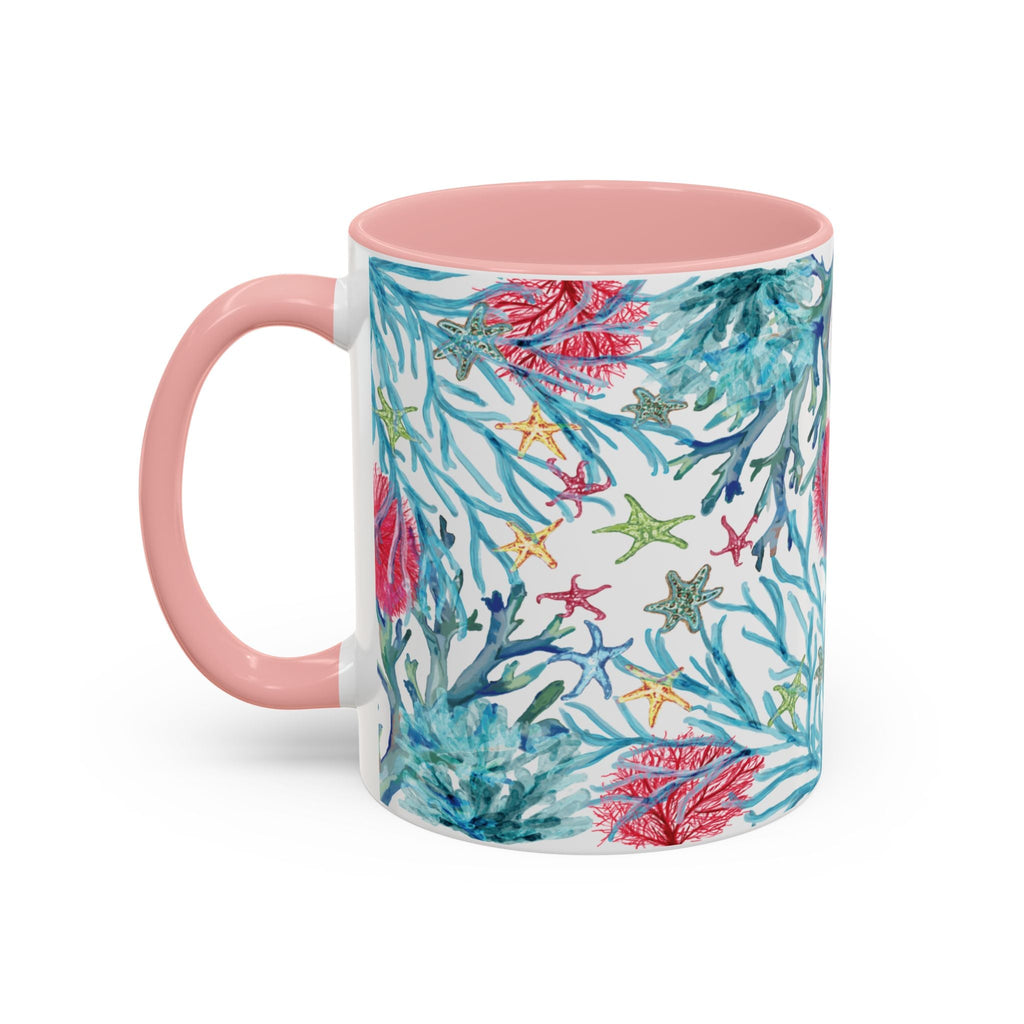 Ocean - Inspired Two Tone Coffee Mugs - Blue Cava