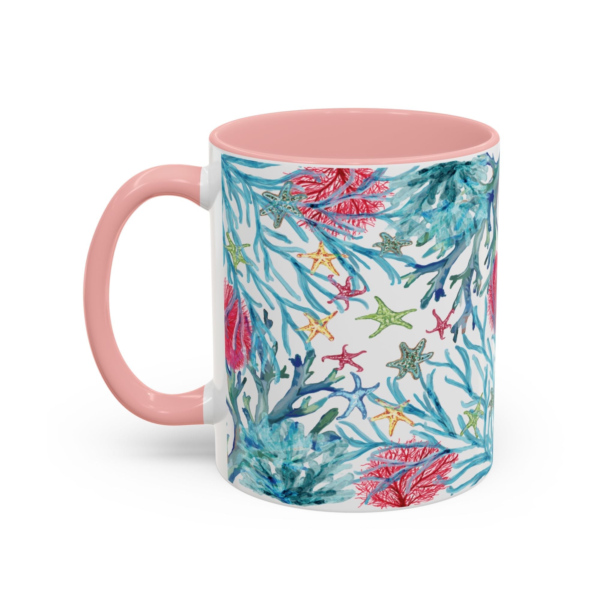 Ocean - Inspired Two Tone Coffee Mugs - Blue Cava