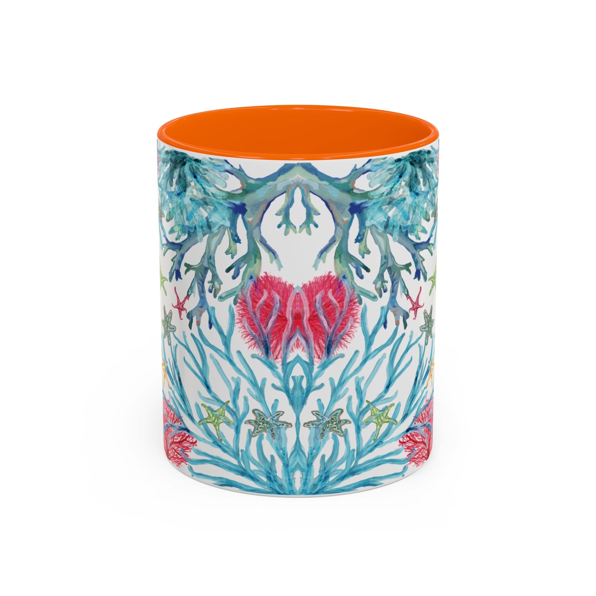 Ocean - Inspired Two Tone Coffee Mugs - Blue Cava