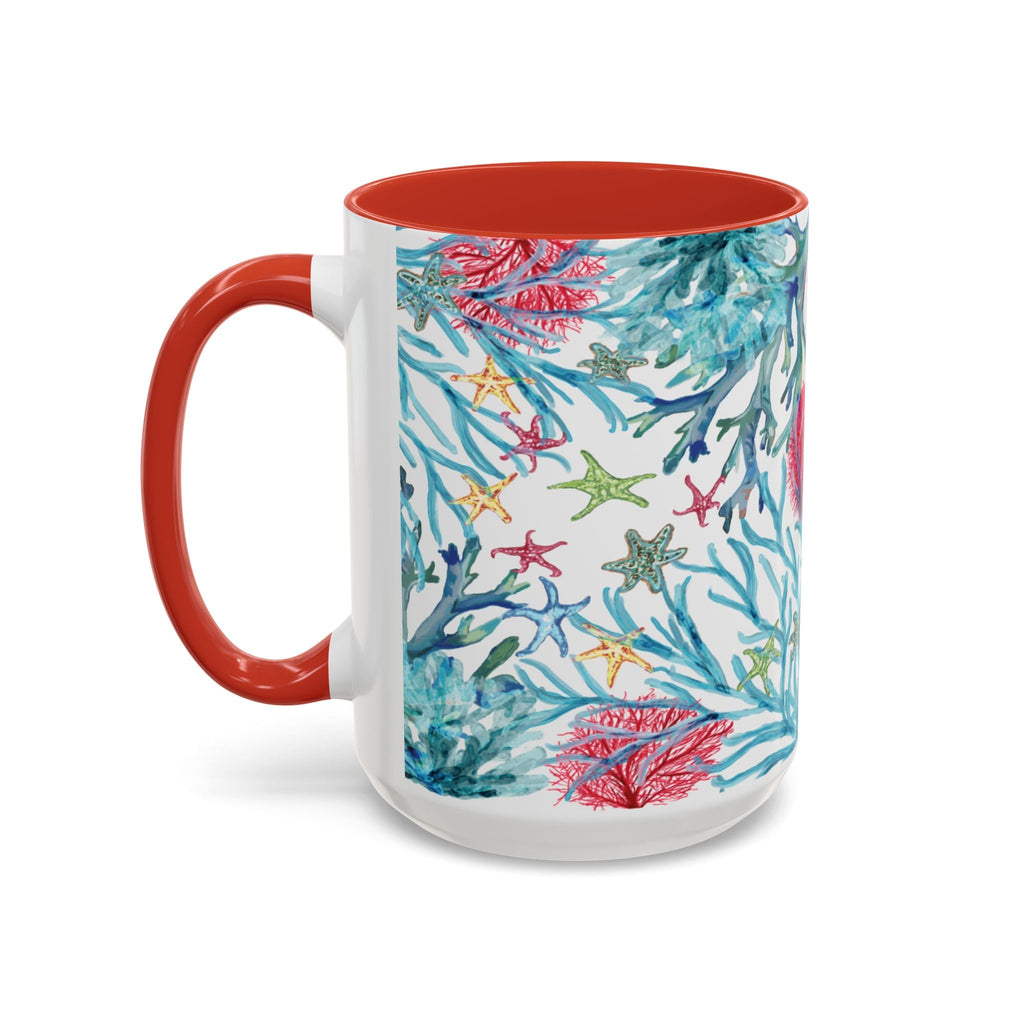 Ocean - Inspired Two Tone Coffee Mugs - Blue Cava