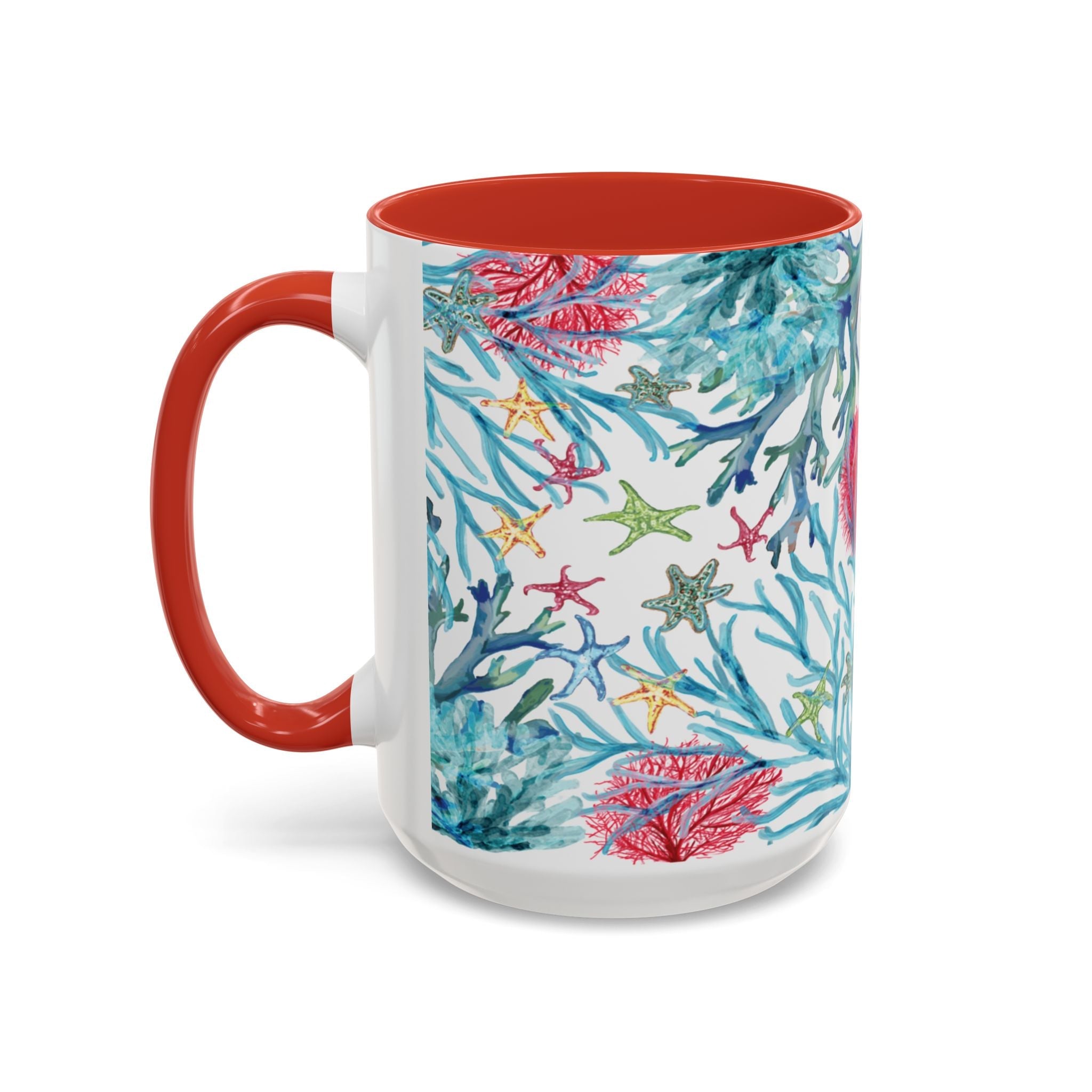 Ocean - Inspired Two Tone Coffee Mugs - Blue Cava