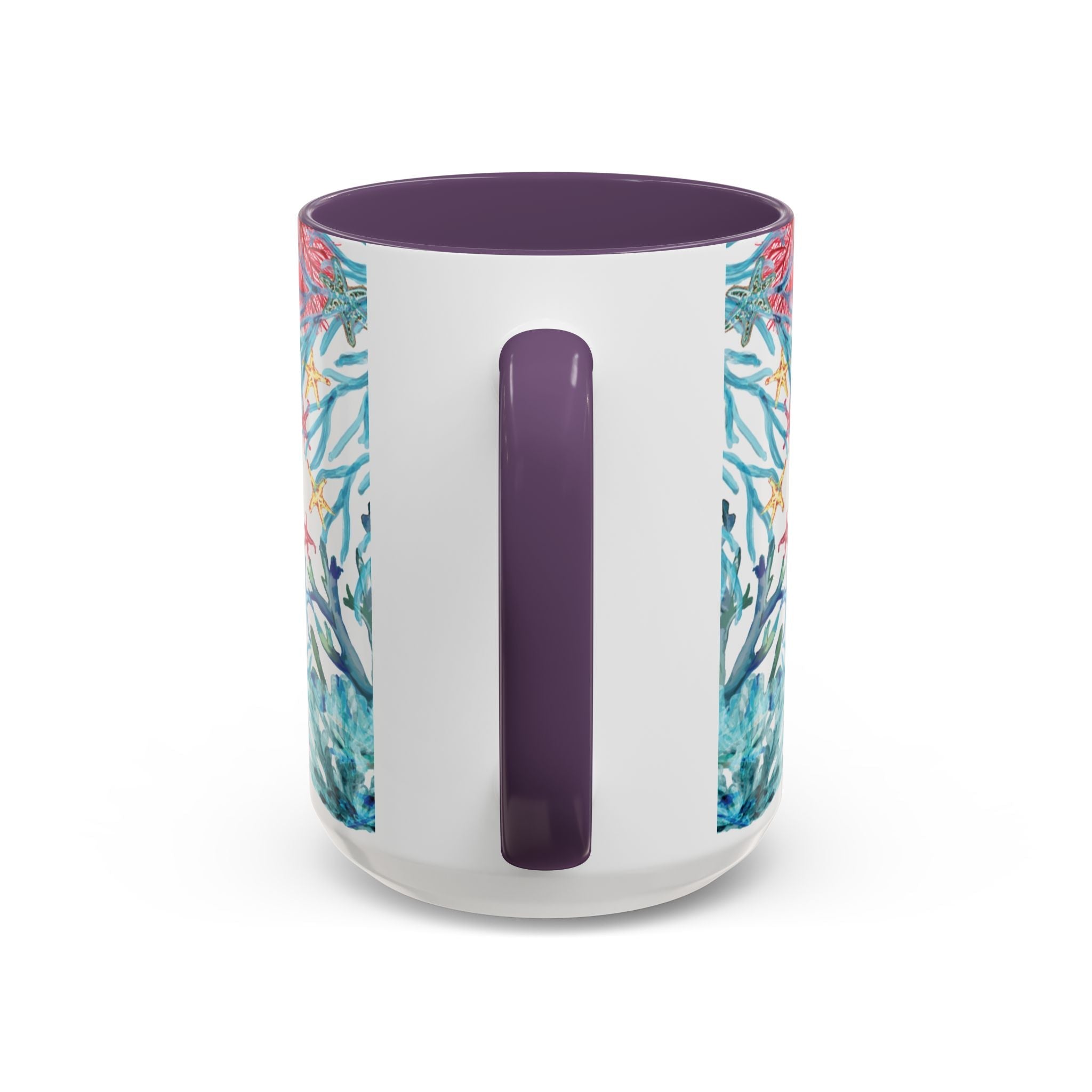 Ocean - Inspired Two Tone Coffee Mugs - Blue Cava