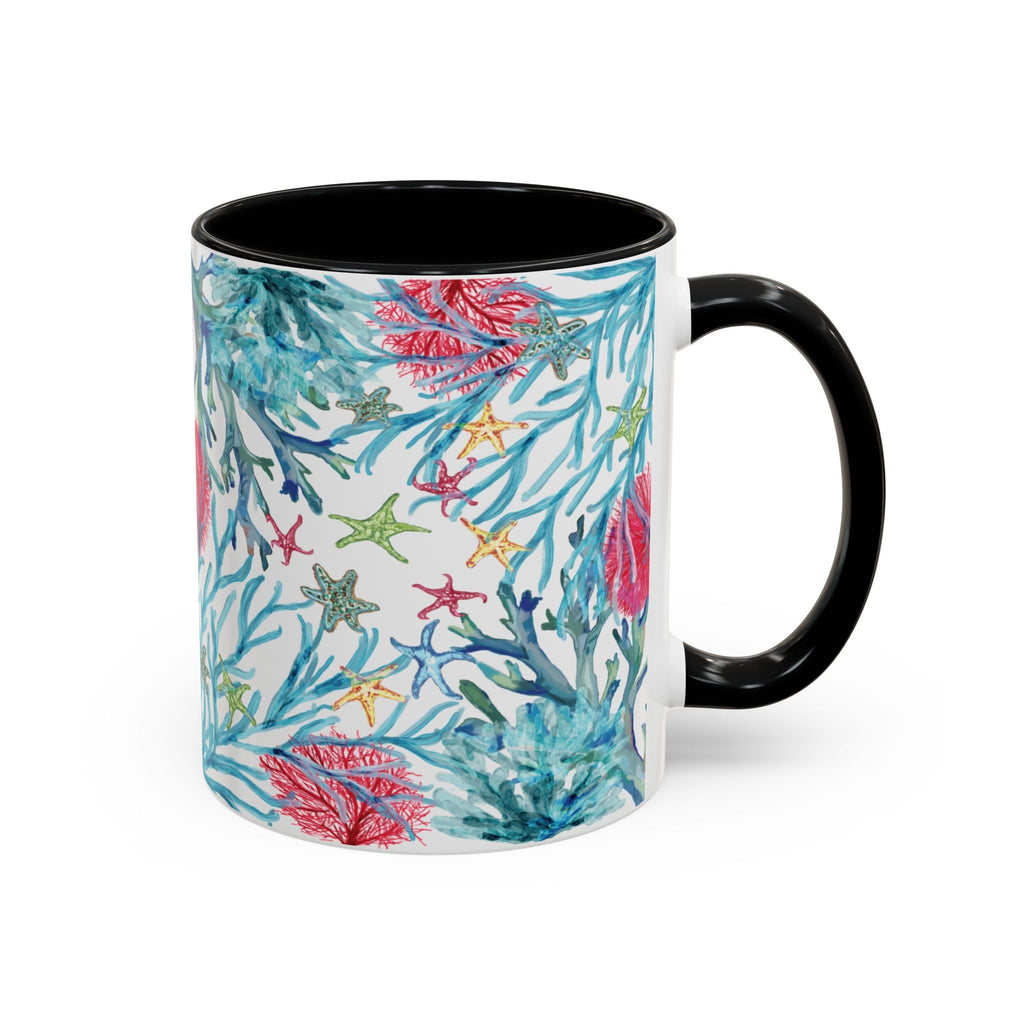 Ocean - Inspired Two Tone Coffee Mugs - Blue Cava