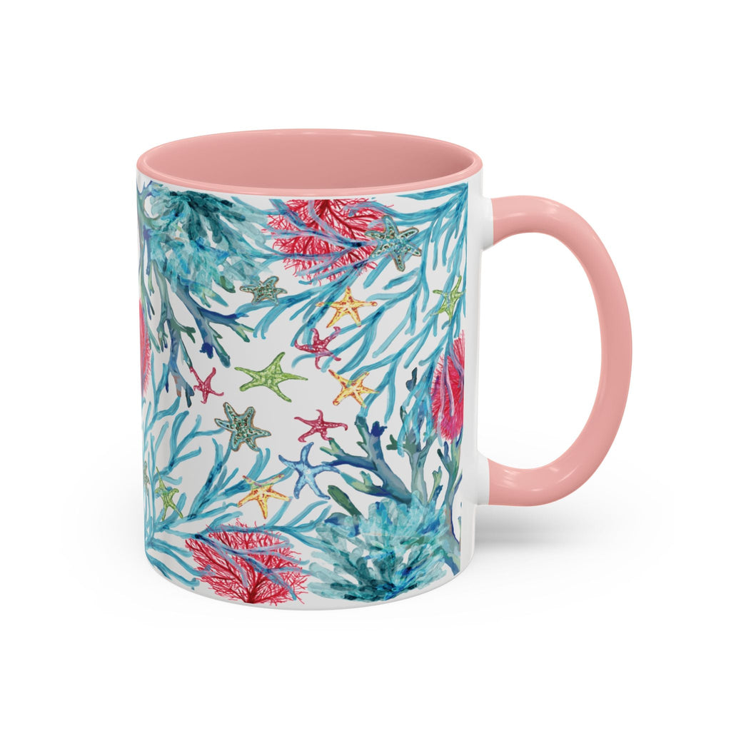 Ocean - Inspired Two Tone Coffee Mugs - Blue Cava
