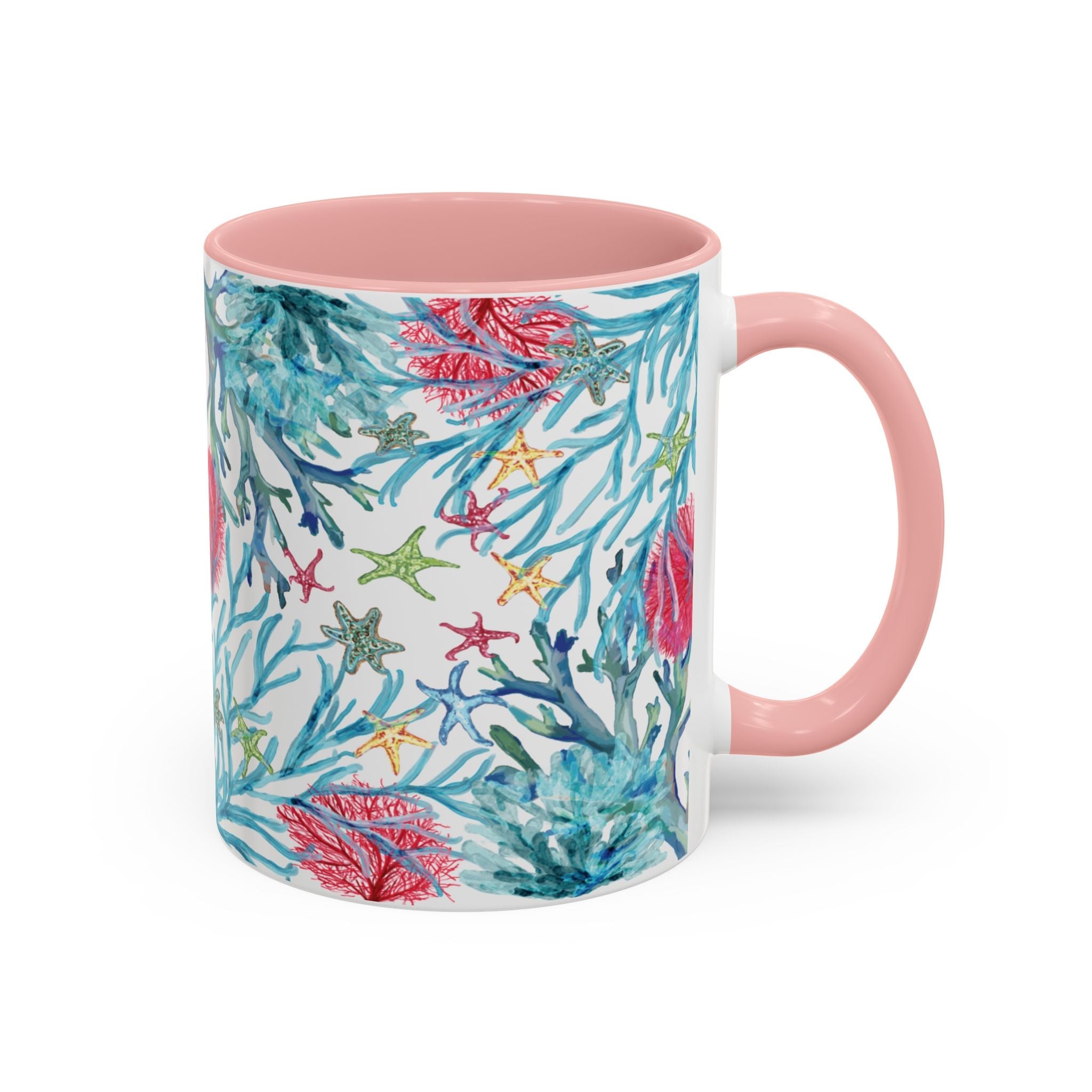 Ocean - Inspired Two Tone Coffee Mugs - Blue Cava