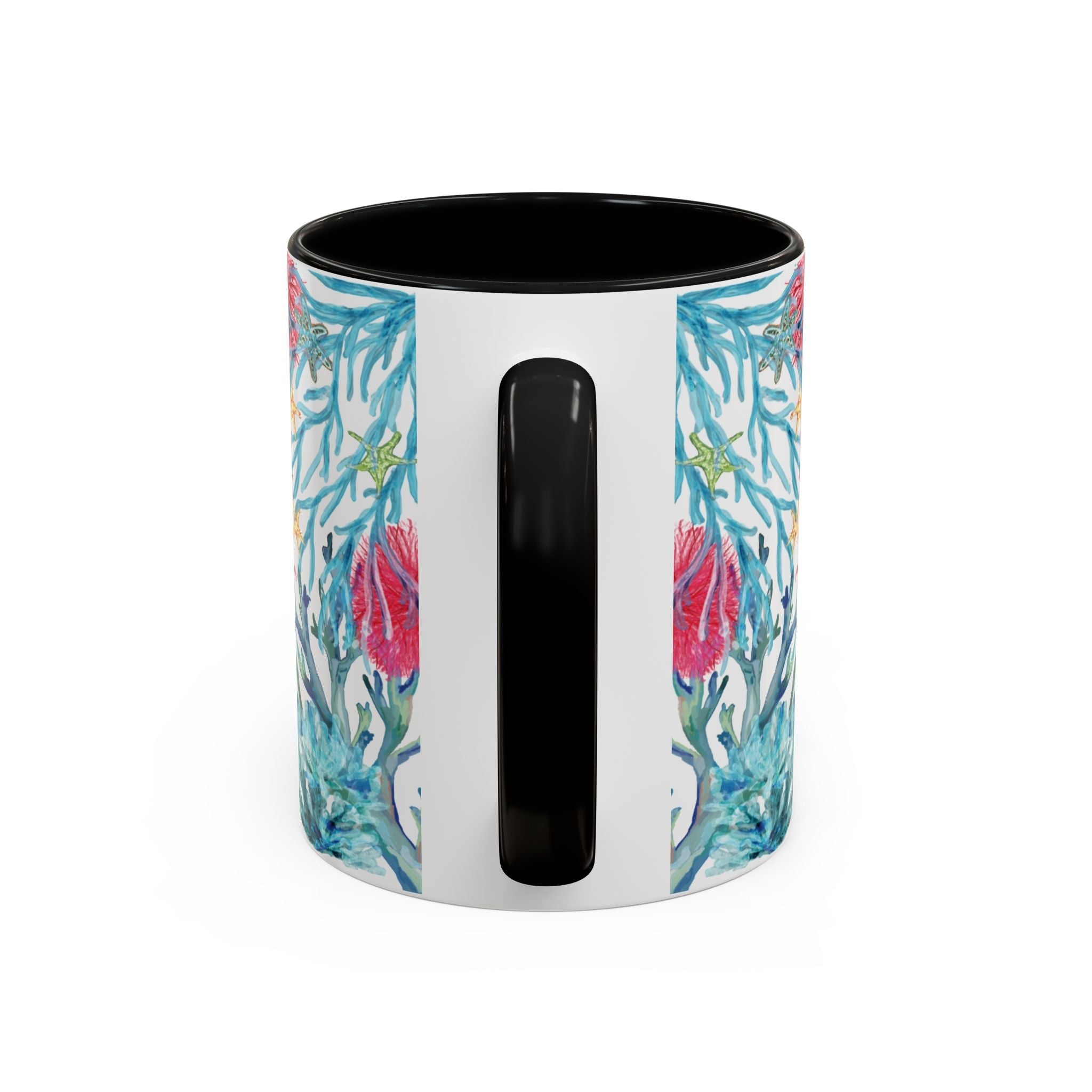 Ocean - Inspired Two Tone Coffee Mugs - Blue Cava