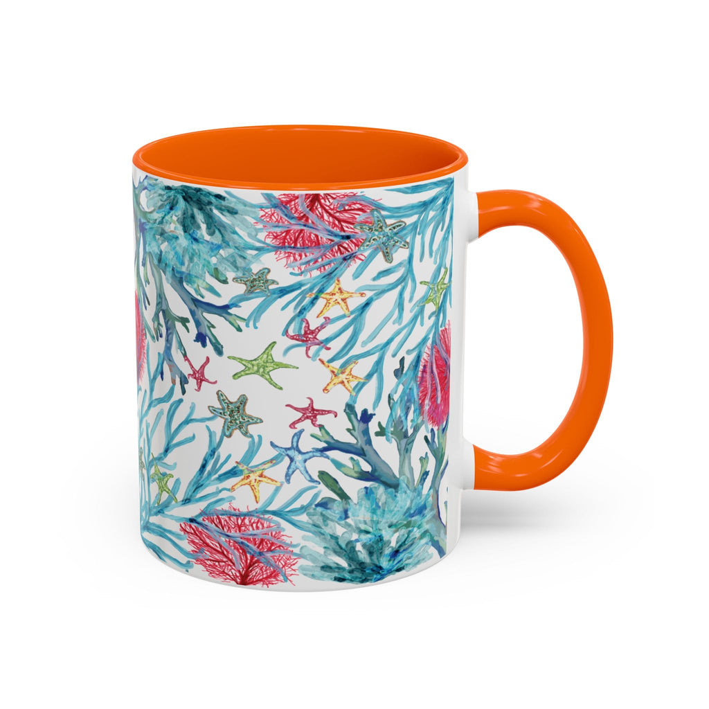 Ocean - Inspired Two Tone Coffee Mugs - Blue Cava