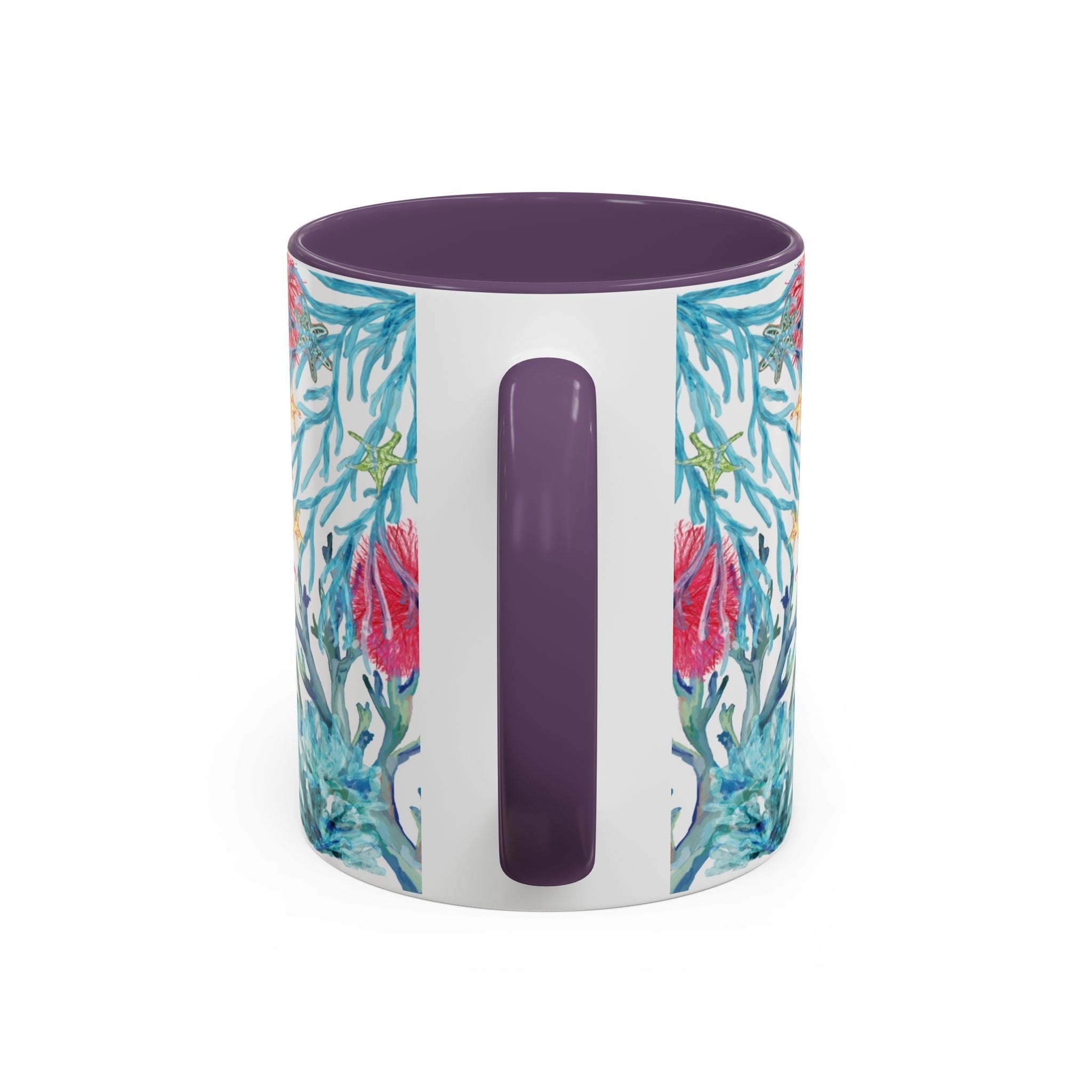 Ocean - Inspired Two Tone Coffee Mugs - Blue Cava