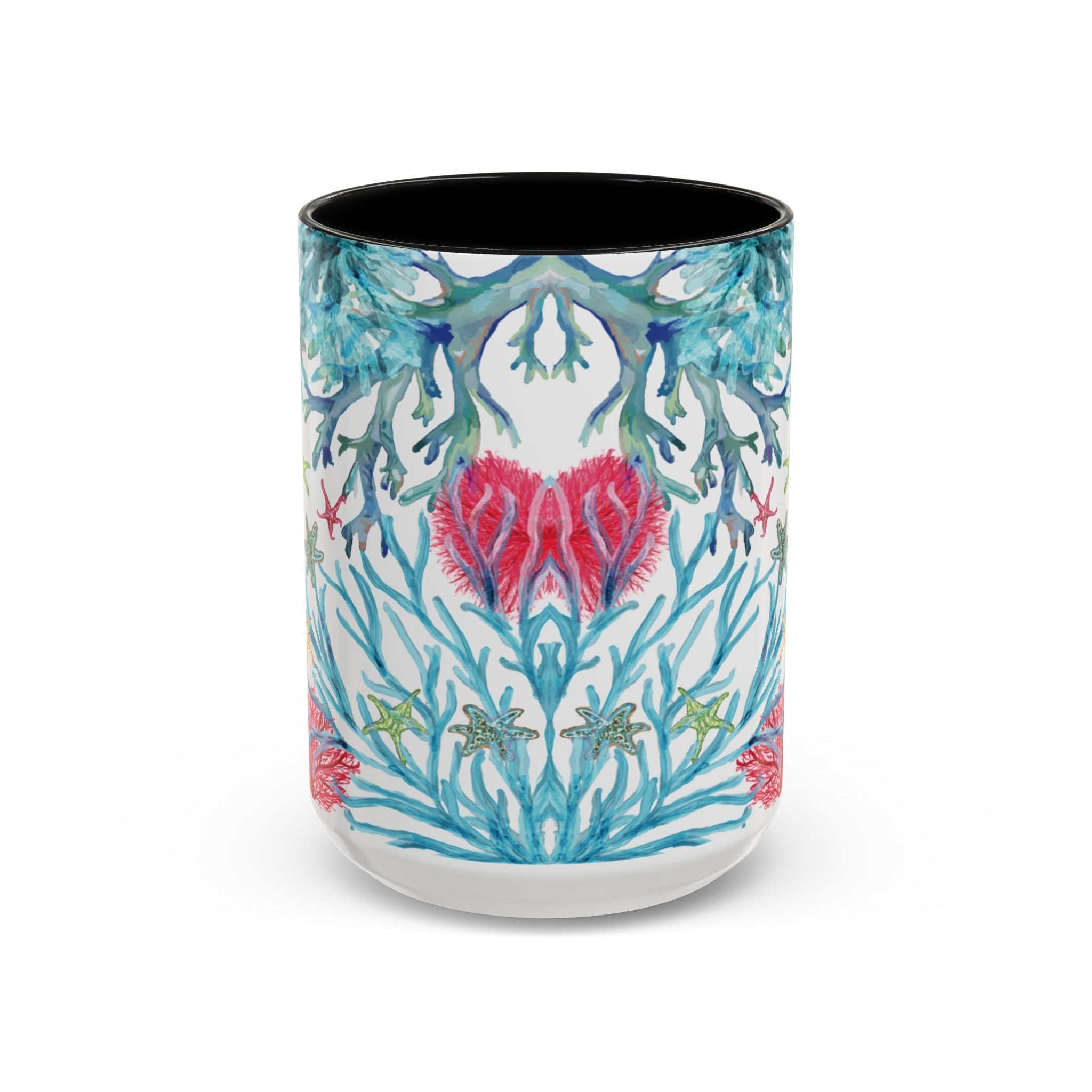 Ocean - Inspired Two Tone Coffee Mugs - Blue Cava