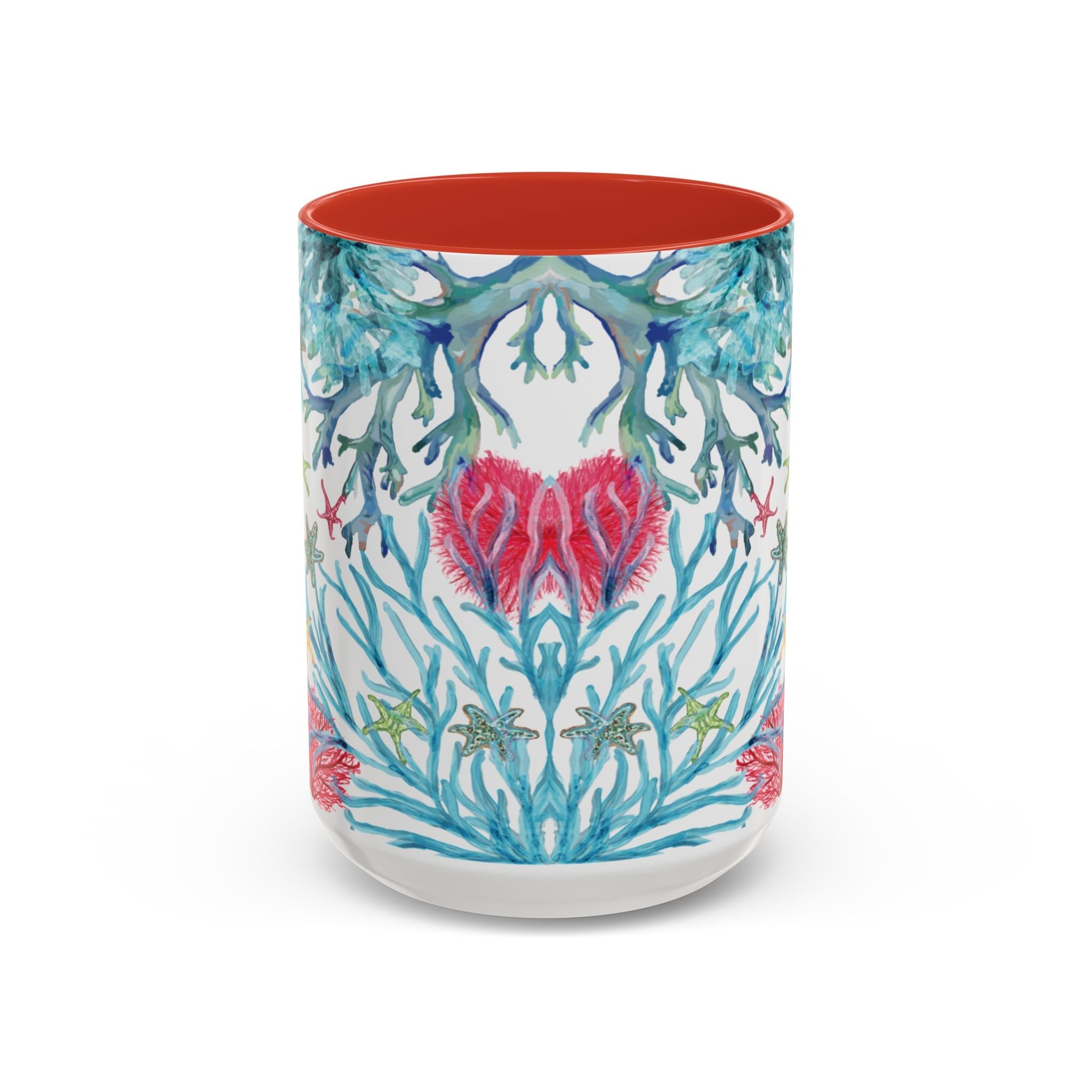 Ocean - Inspired Two Tone Coffee Mugs - Blue Cava
