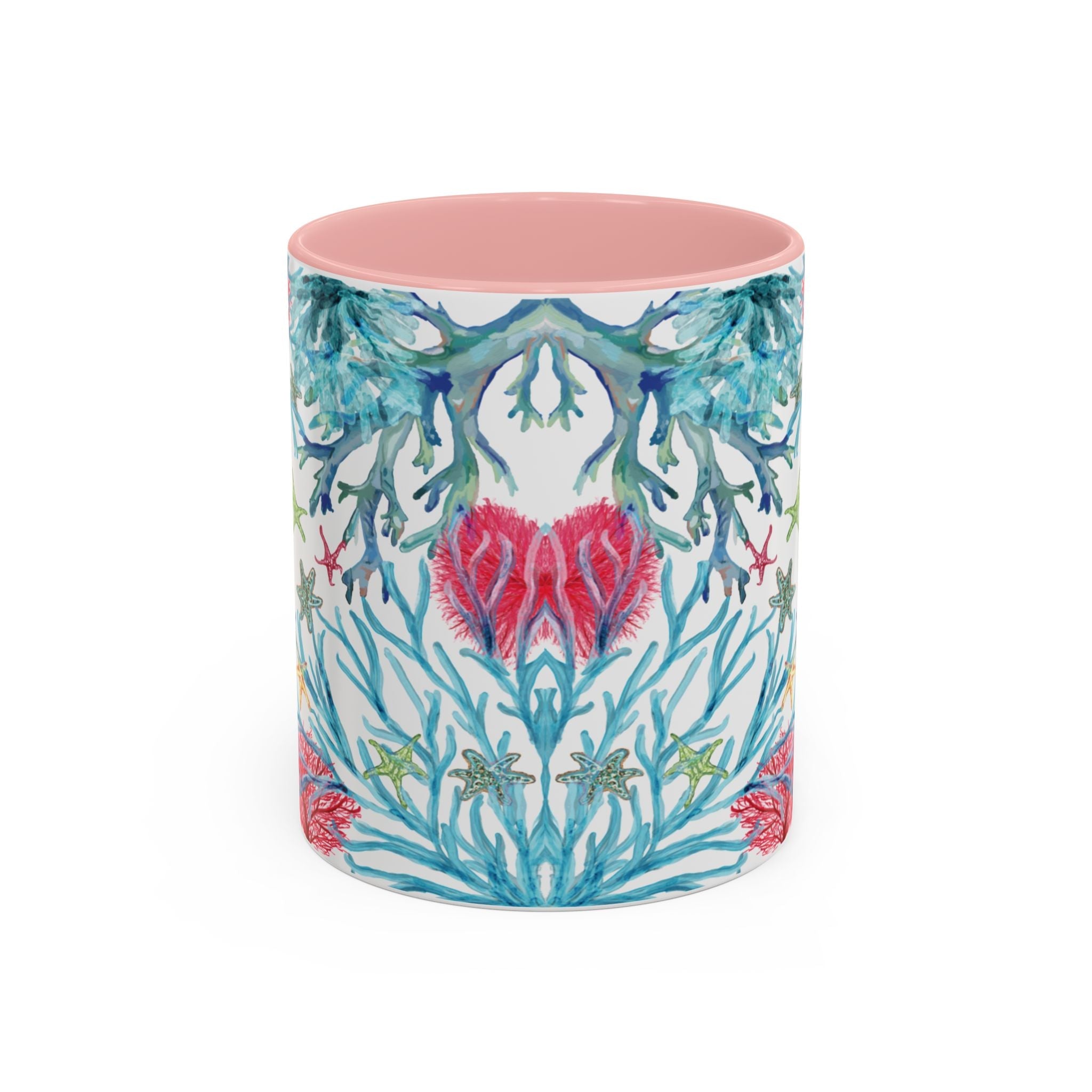 Ocean - Inspired Two Tone Coffee Mugs - Blue Cava