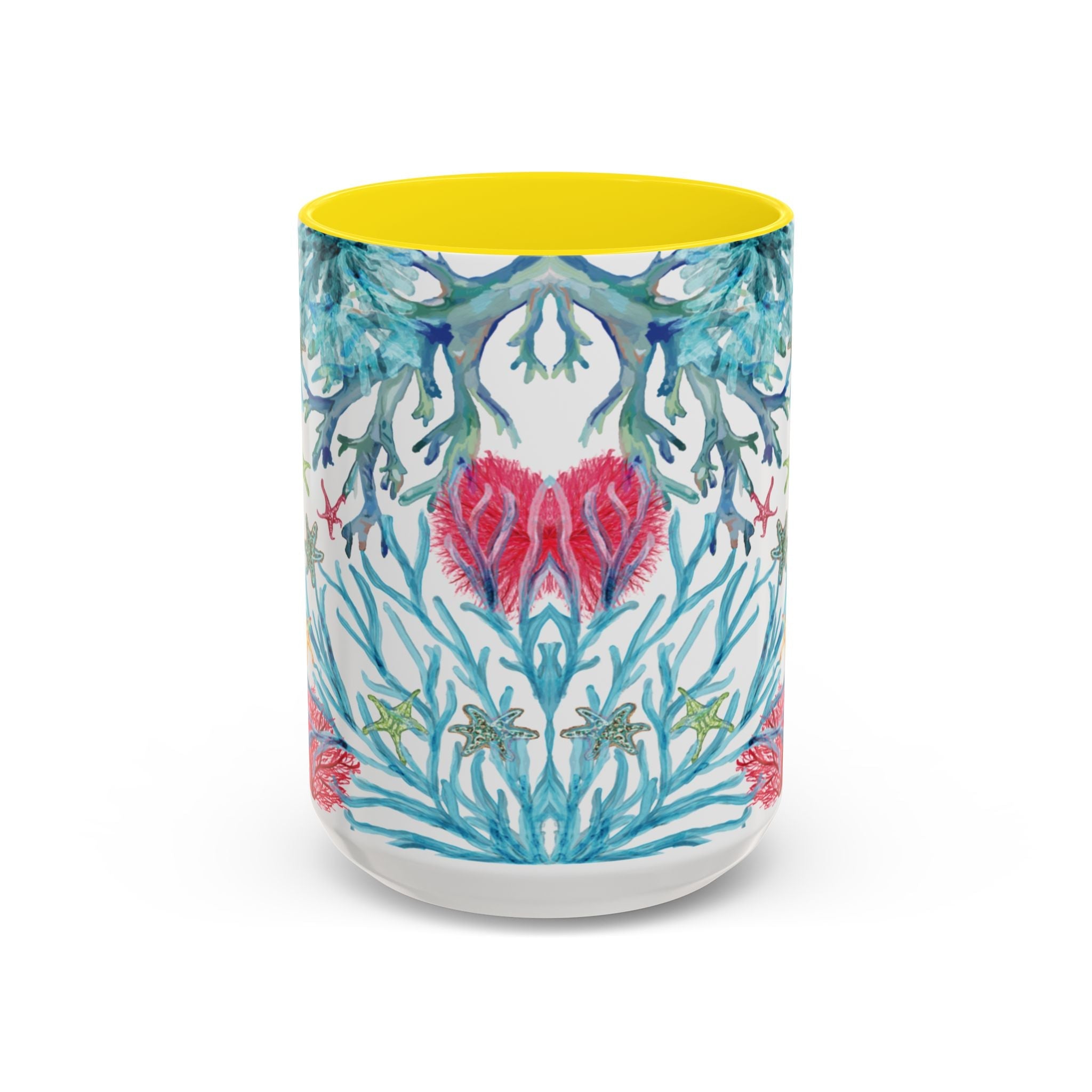Ocean - Inspired Two Tone Coffee Mugs - Blue Cava