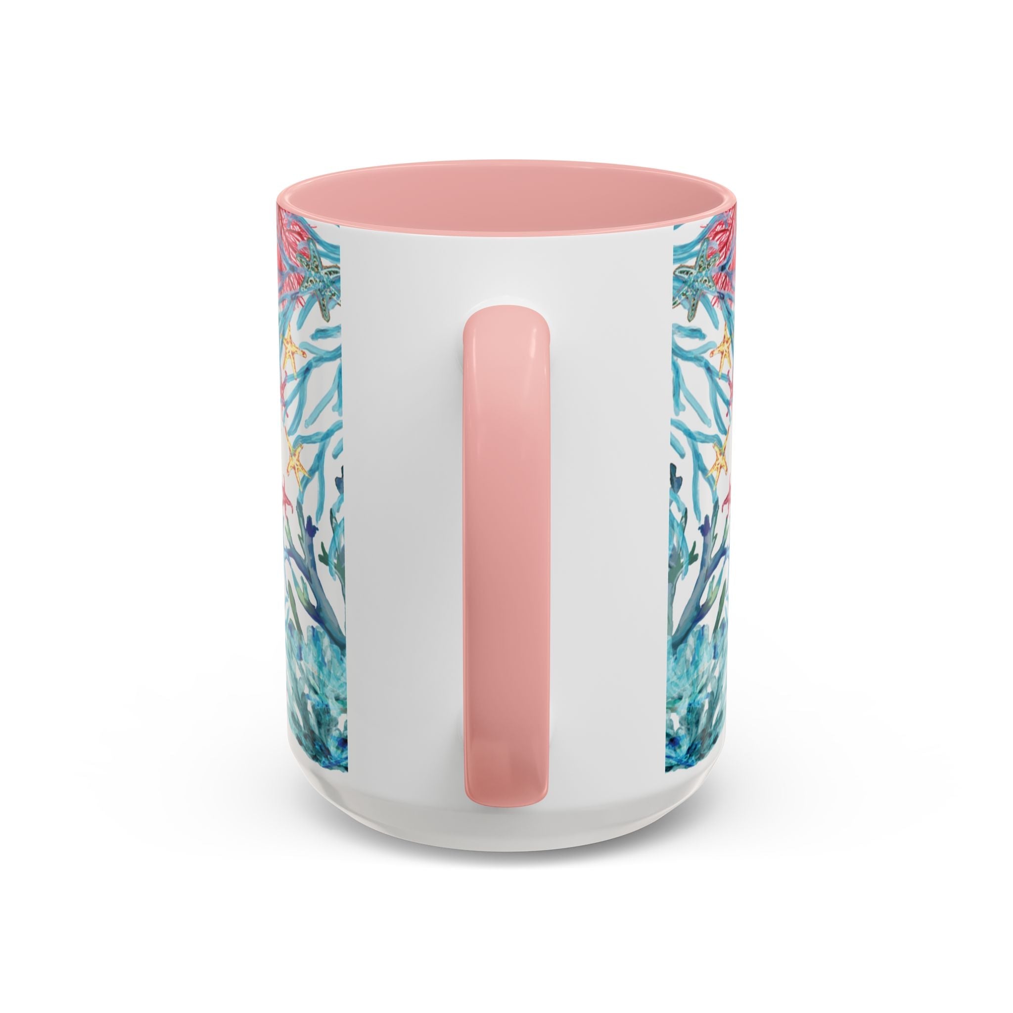 Ocean - Inspired Two Tone Coffee Mugs - Blue Cava