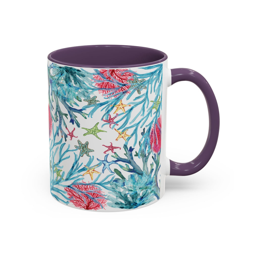 Ocean - Inspired Two Tone Coffee Mugs - Blue Cava