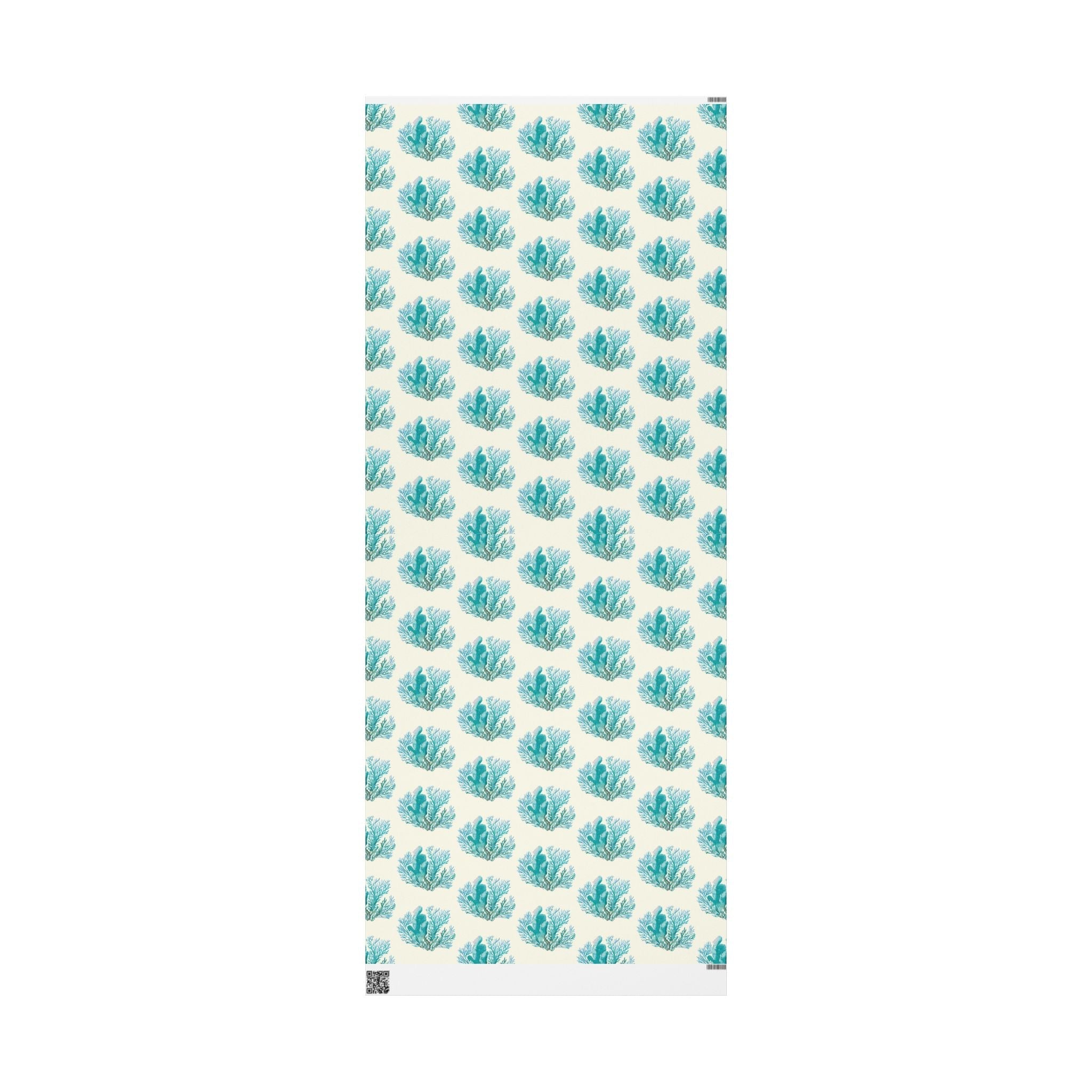 Ocean - Inspired Wrapping Paper for Coastal Gifts - Blue Cava