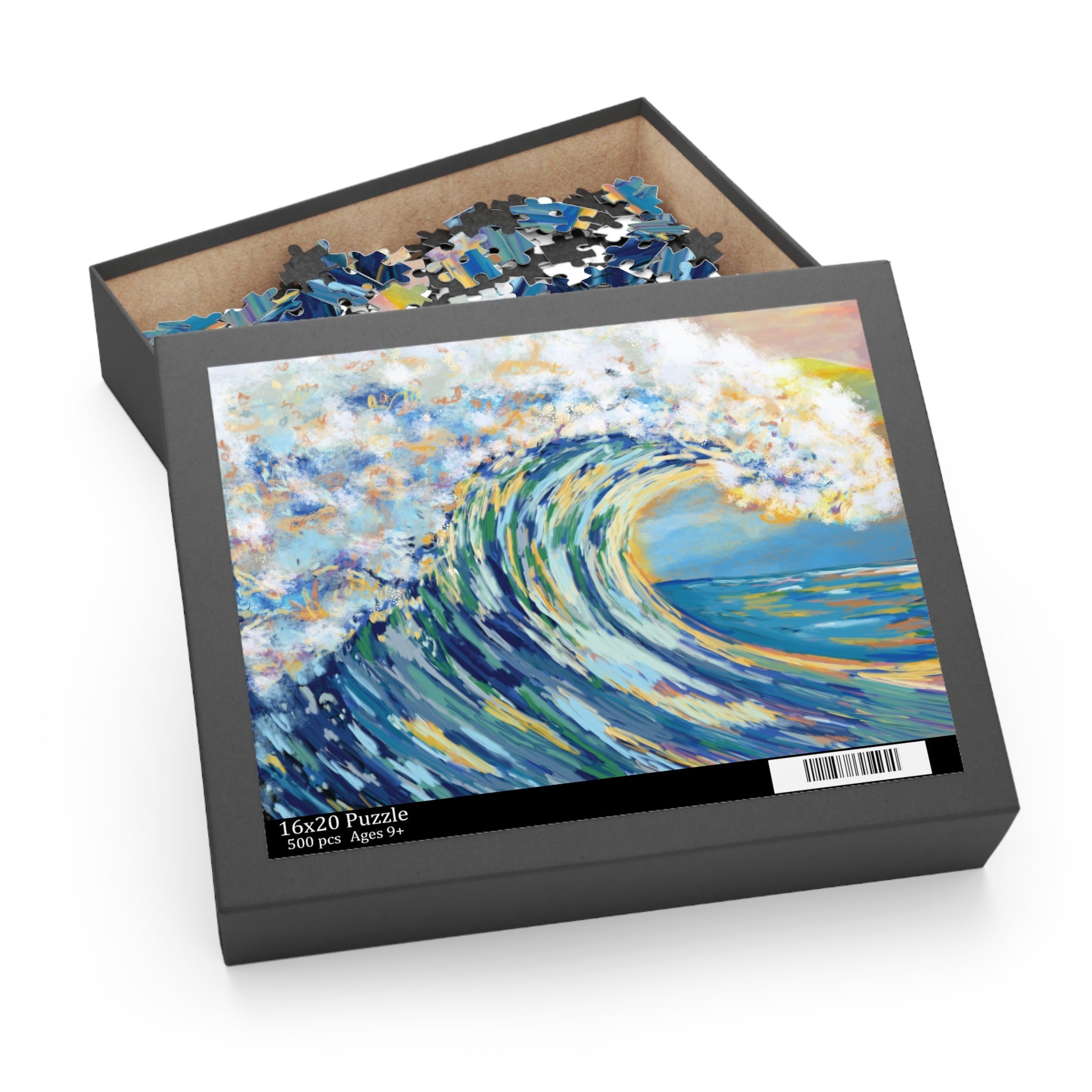 Ocean Wave Puzzles - (120, 252, 500 - Piece) - Blue Cava