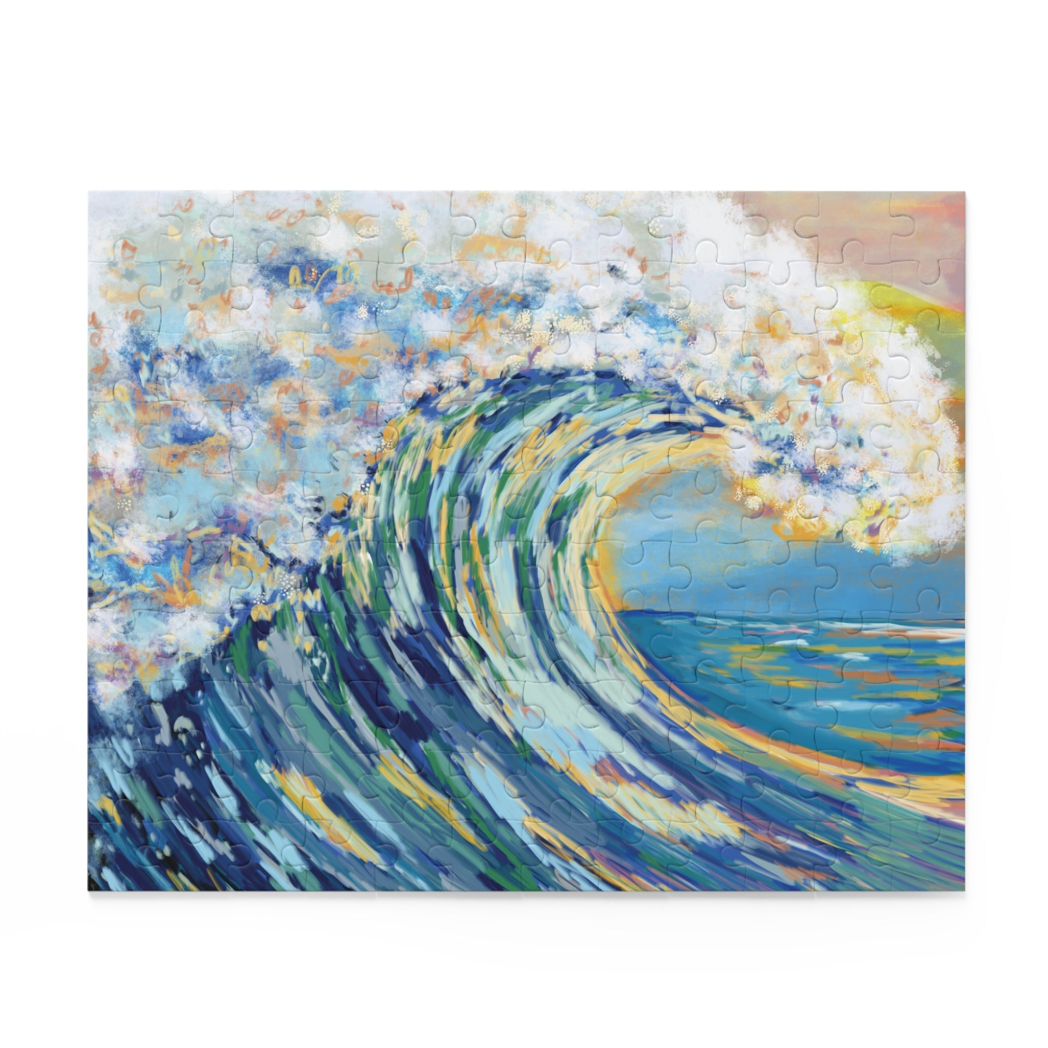 Ocean Wave Puzzles - (120, 252, 500 - Piece) - Blue Cava