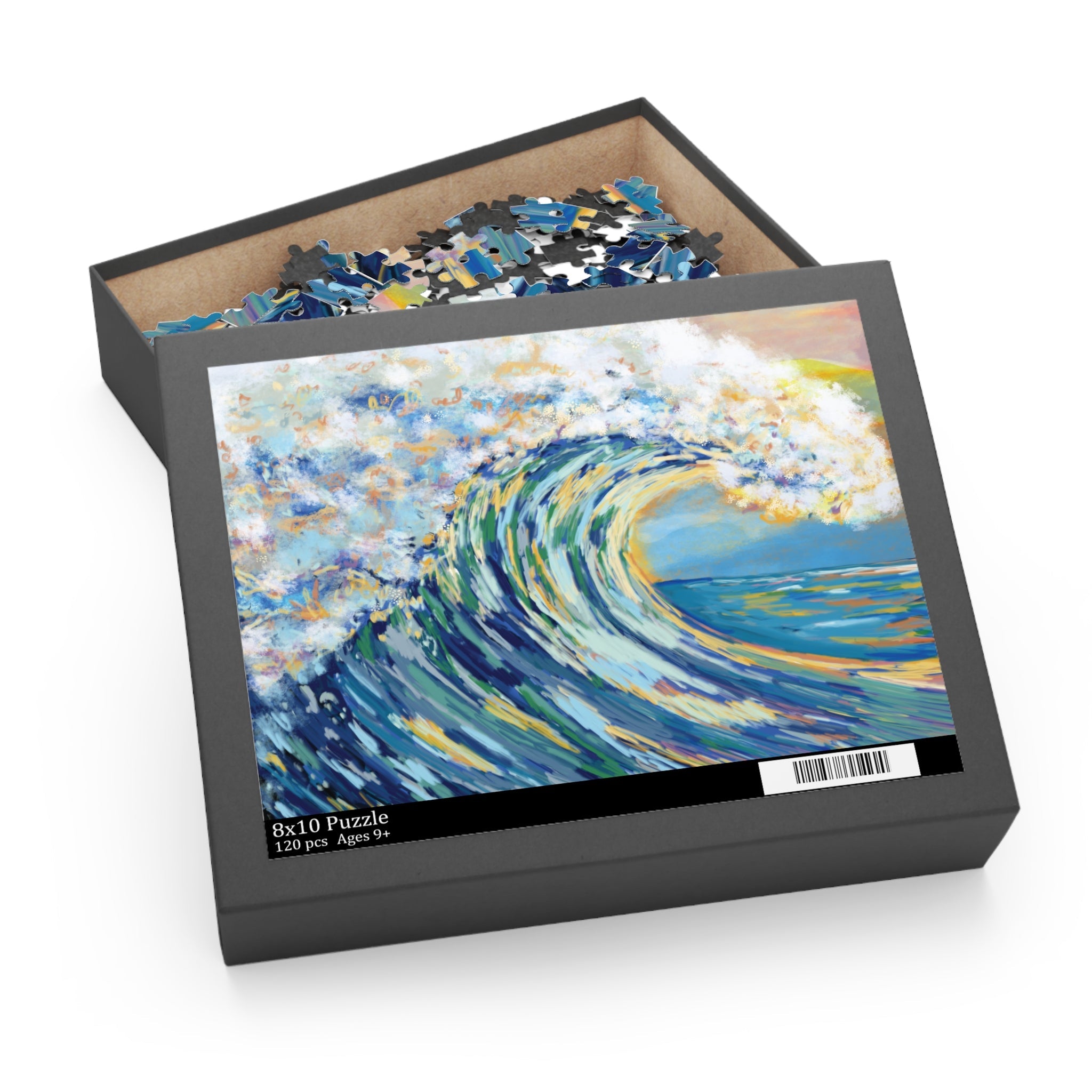 Ocean Wave Puzzles - (120, 252, 500 - Piece) - Blue Cava
