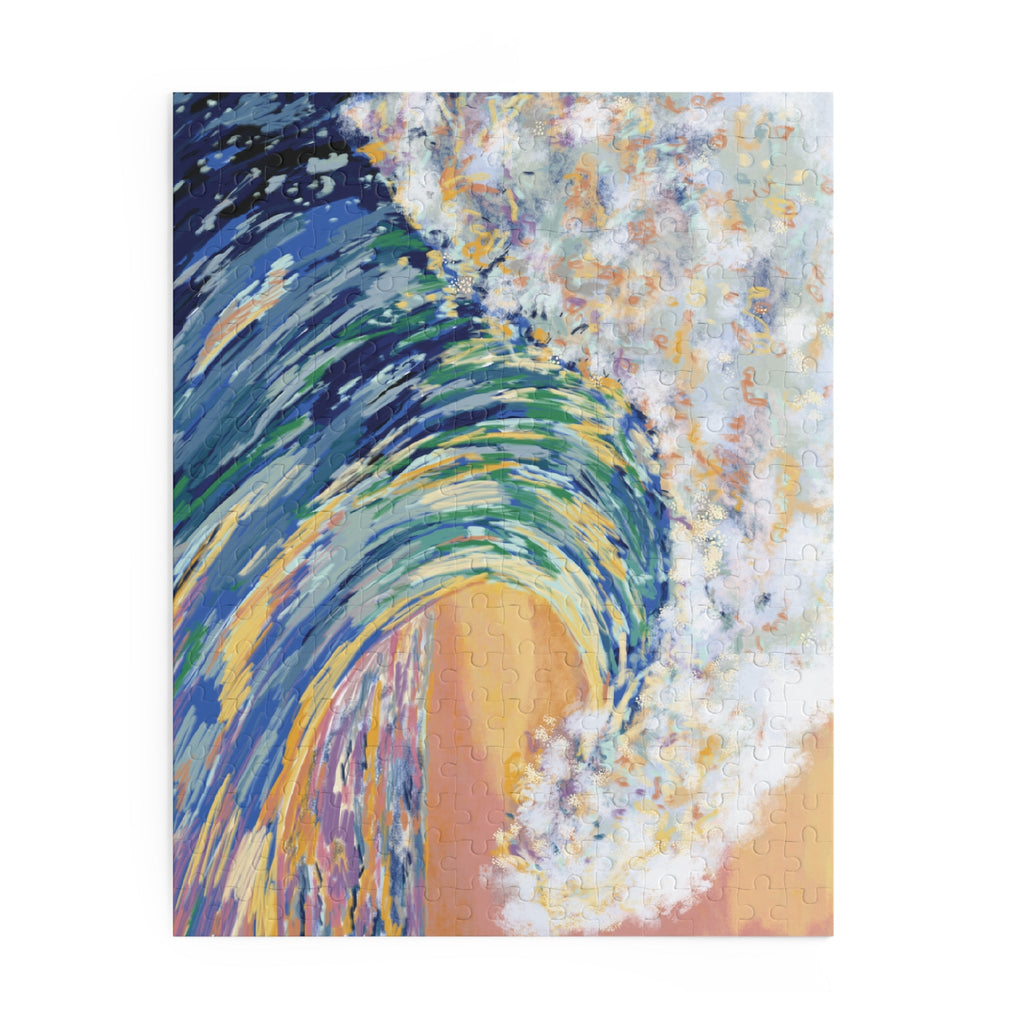 Ocean Waves Jigsaw Puzzles - Blue Cava
