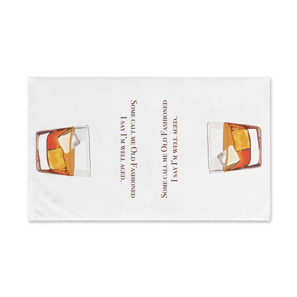 Old Fashioned Cotton Hand Towel - Blue Cava