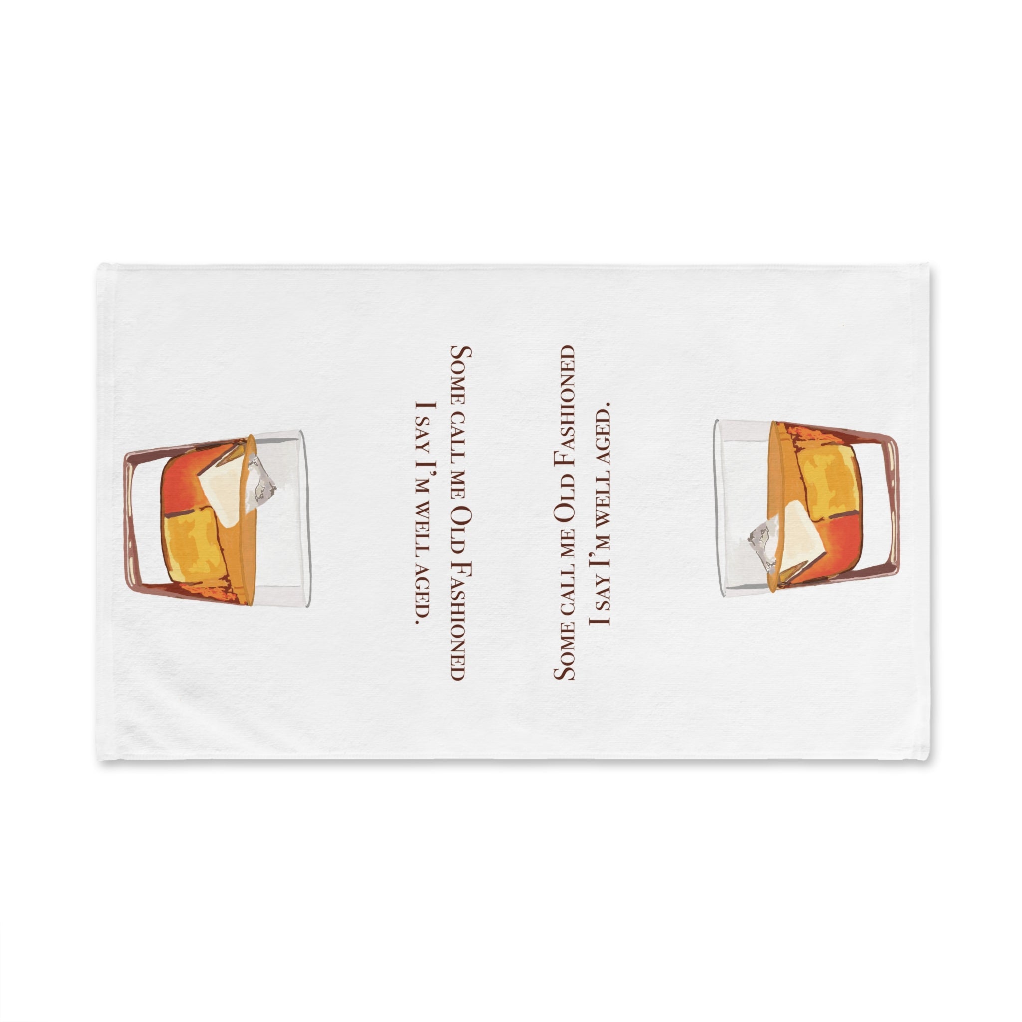 Old Fashioned Cotton Hand Towel - Blue Cava
