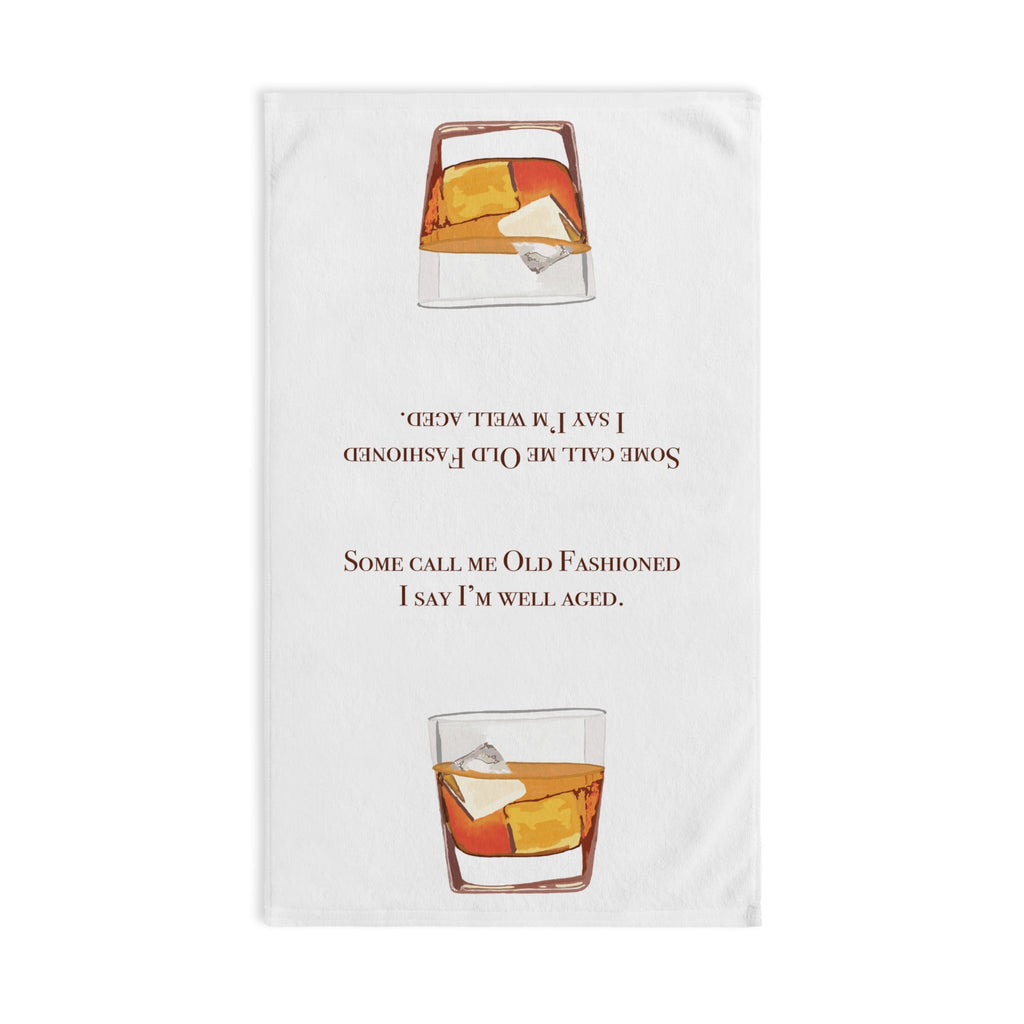 Old Fashioned Cotton Hand Towel - Blue Cava