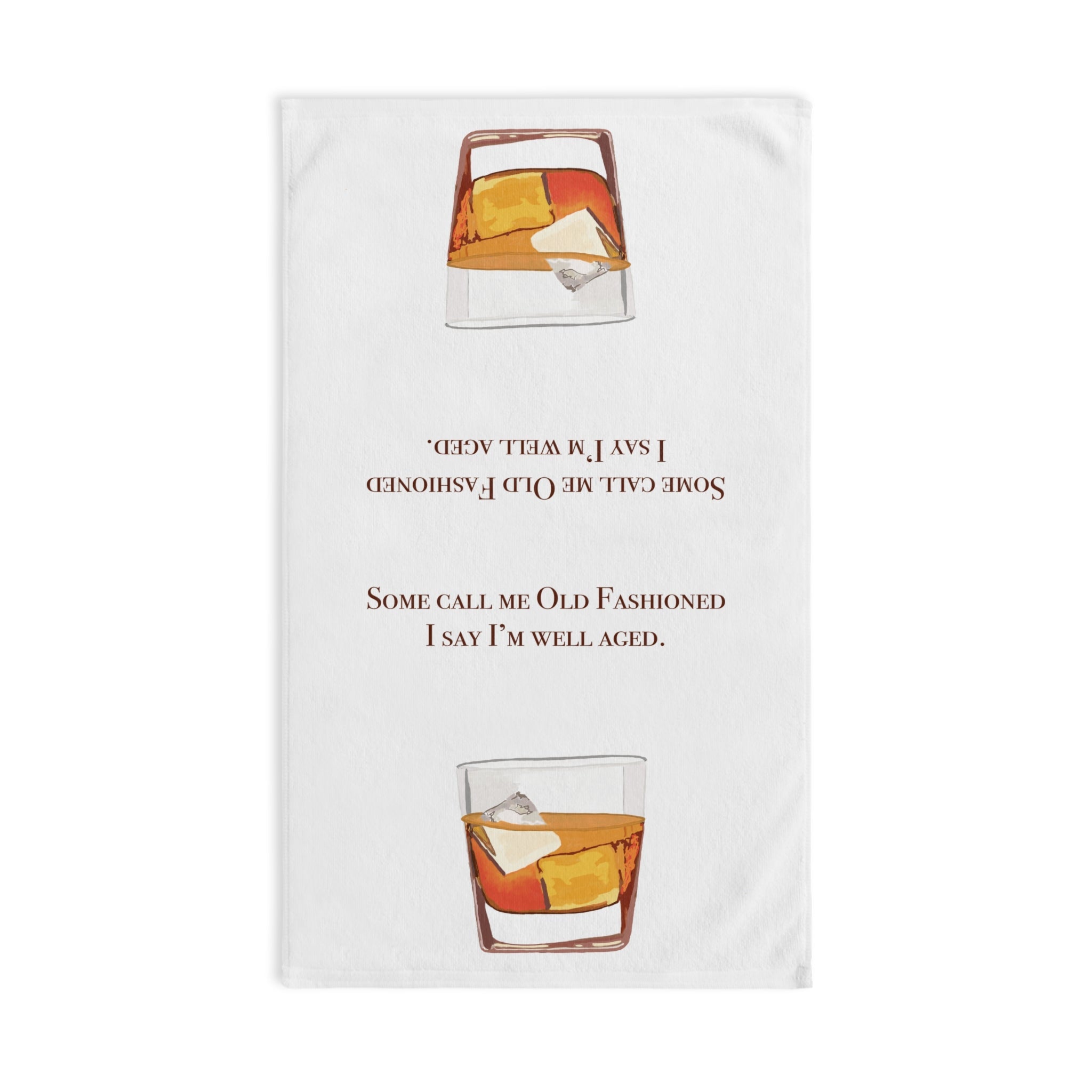 Old Fashioned Cotton Hand Towel - Blue Cava
