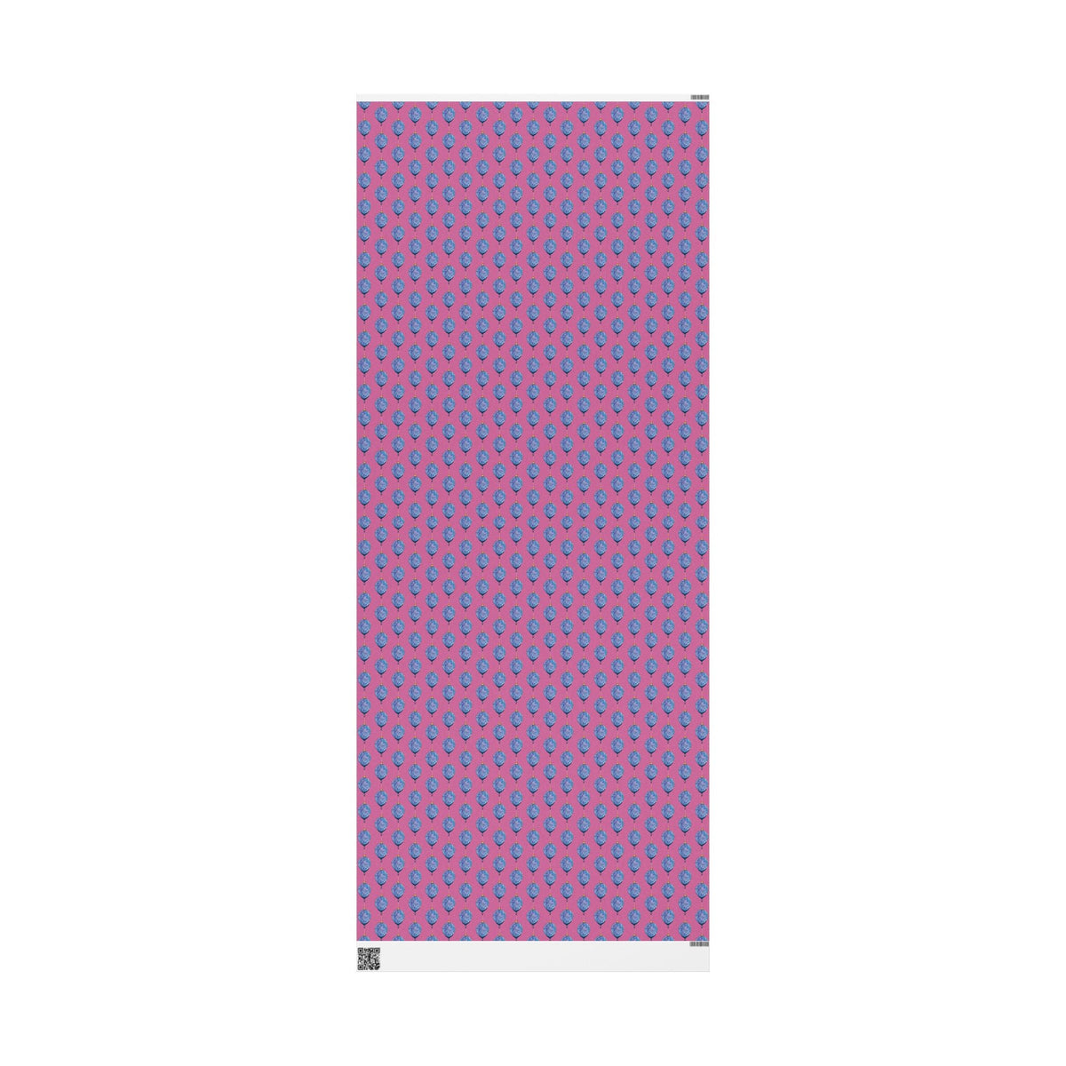 Ornamental Christmas Gift Wrapping Paper - Eco Friendly - Blue Cava