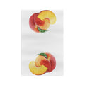 Peach Watercolor Microfiber Waffle Kitchen Towel - Blue Cava