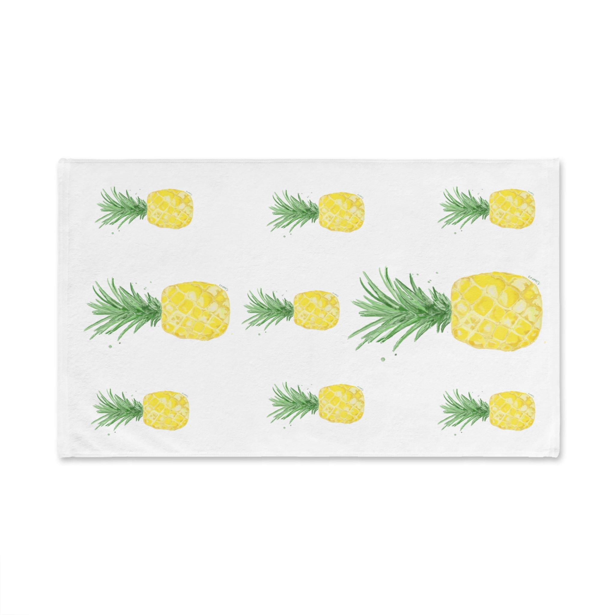 Pineapple Cotton Hand Towel - Blue Cava