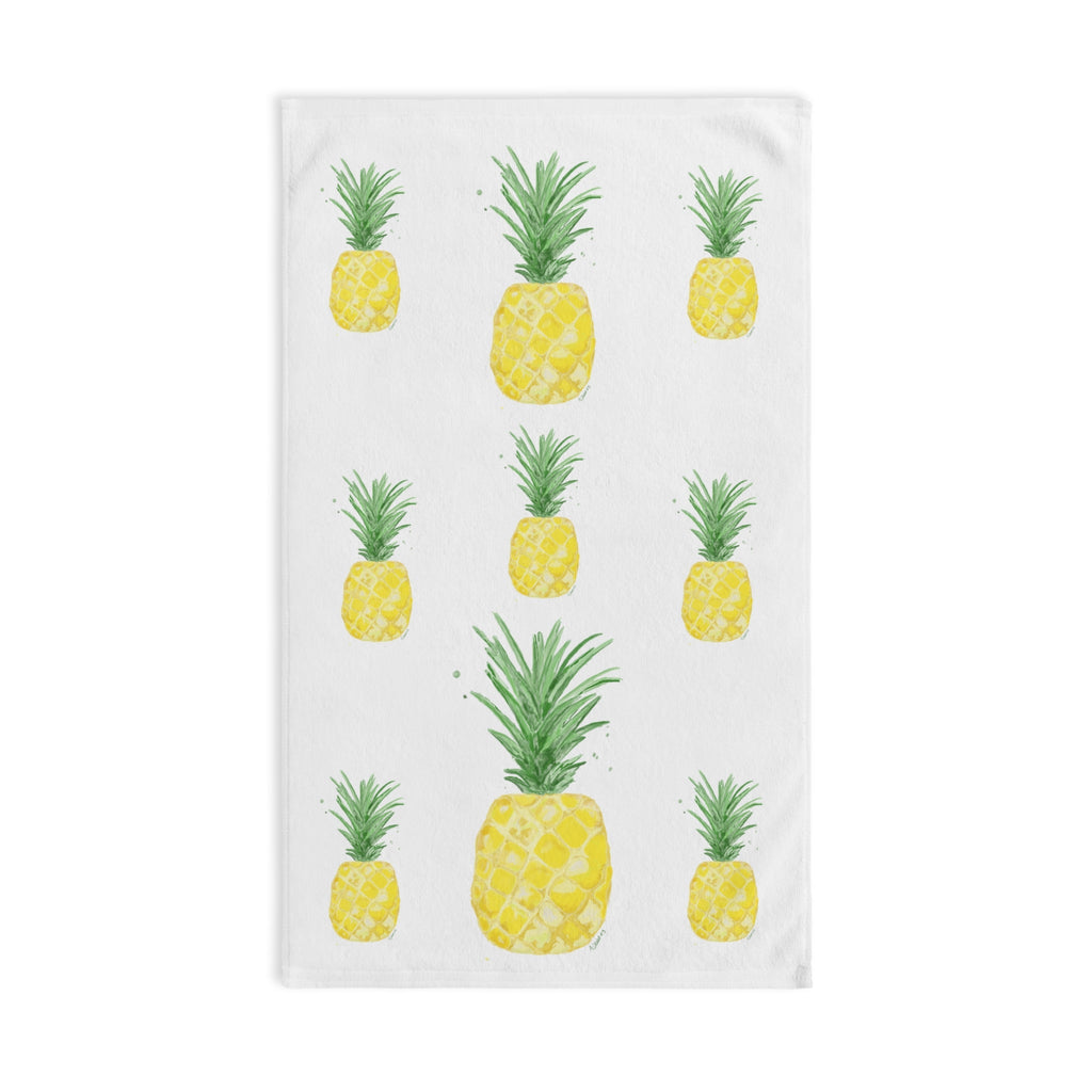 Pineapple Cotton Hand Towel - Blue Cava