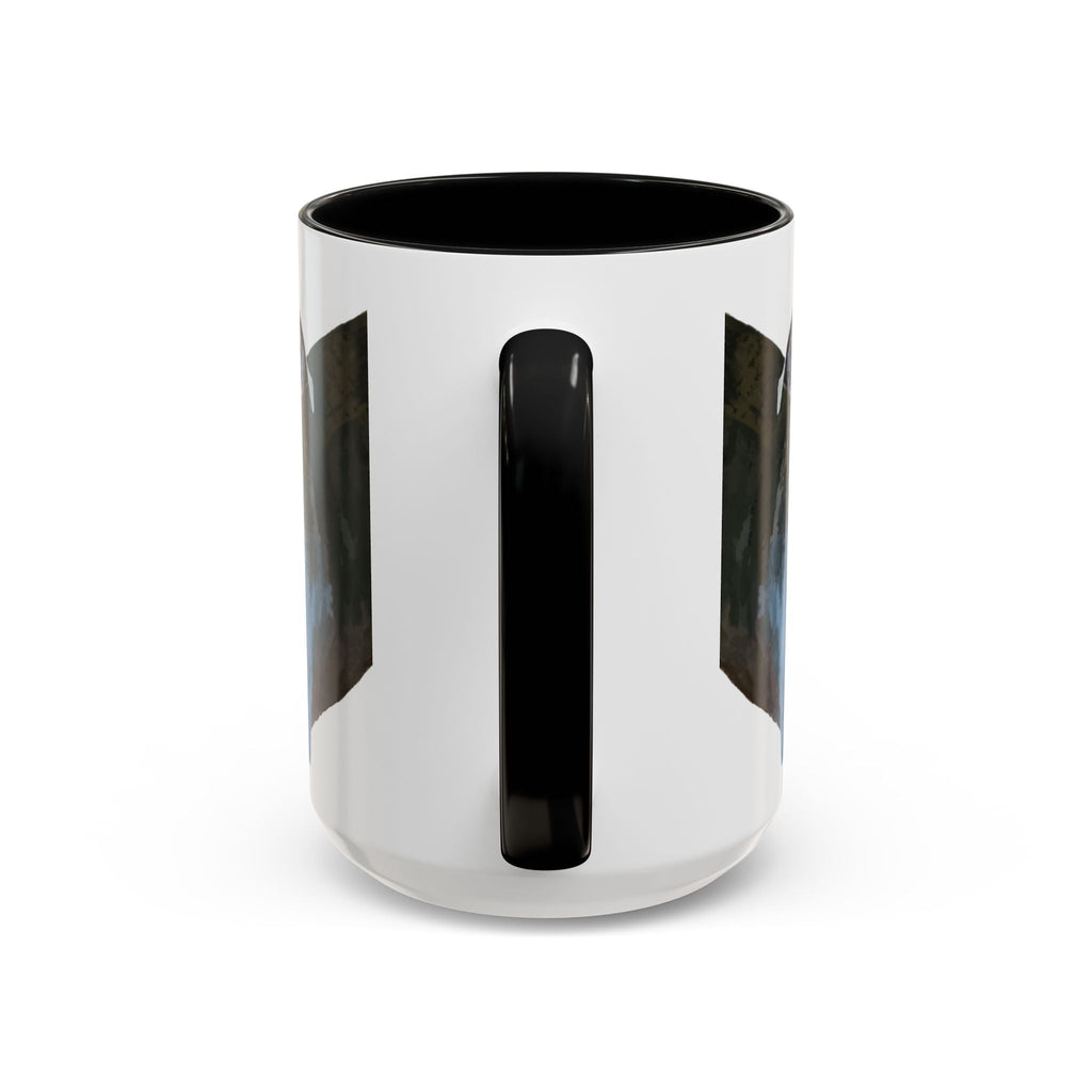 Pitbull “Diesel” Two Tone Ceramic Coffee Mugs - Blue Cava