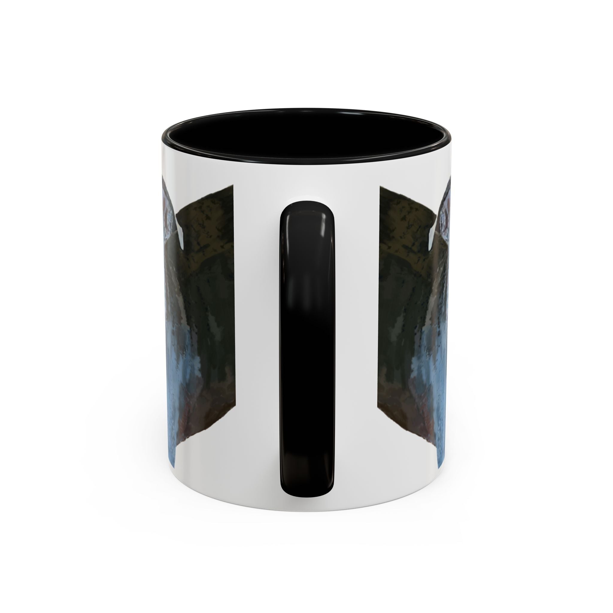 Pitbull “Diesel” Two Tone Ceramic Coffee Mugs - Blue Cava