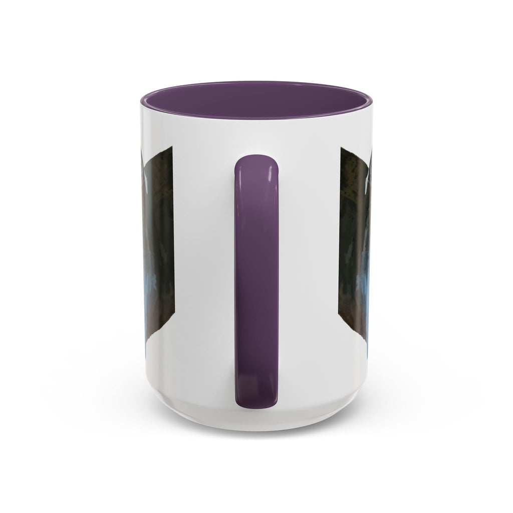Pitbull “Diesel” Two Tone Ceramic Coffee Mugs - Blue Cava