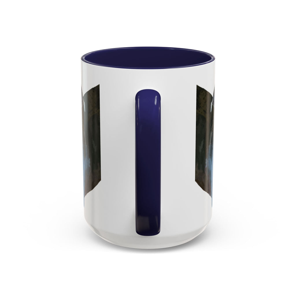 Pitbull “Diesel” Two Tone Ceramic Coffee Mugs - Blue Cava