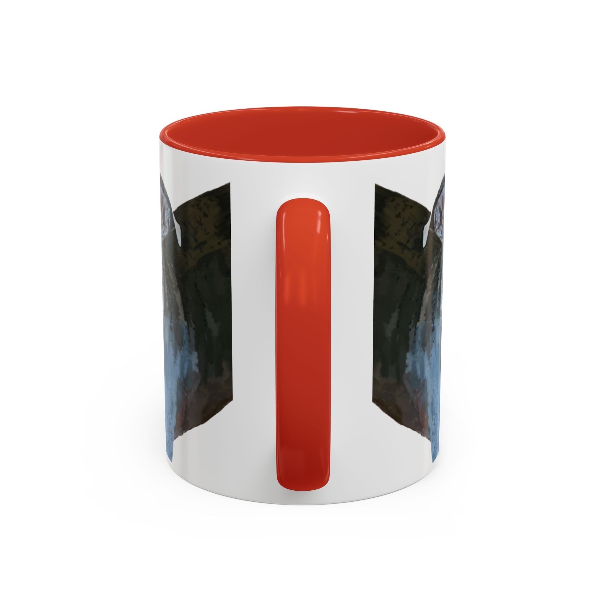 Pitbull “Diesel” Two Tone Ceramic Coffee Mugs - Blue Cava