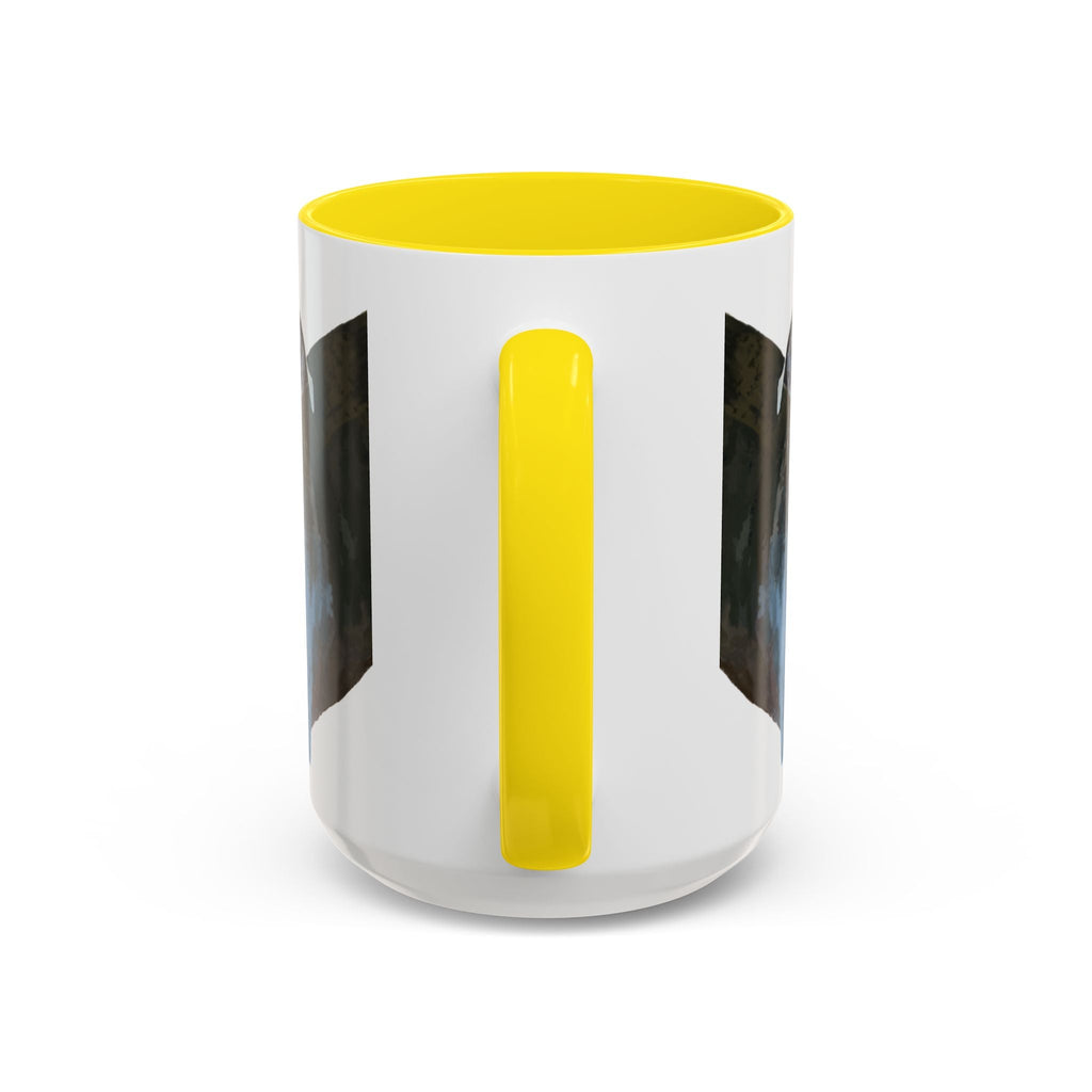 Pitbull “Diesel” Two Tone Ceramic Coffee Mugs - Blue Cava