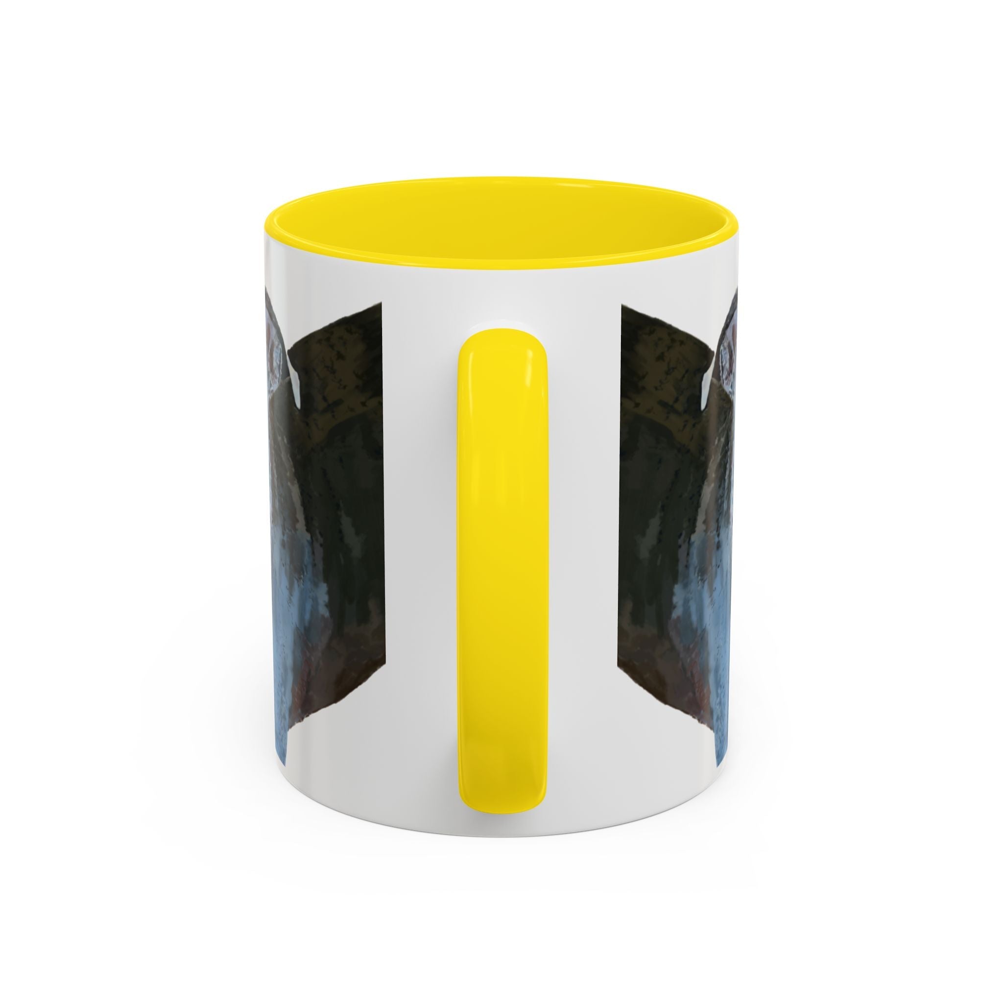 Pitbull “Diesel” Two Tone Ceramic Coffee Mugs - Blue Cava