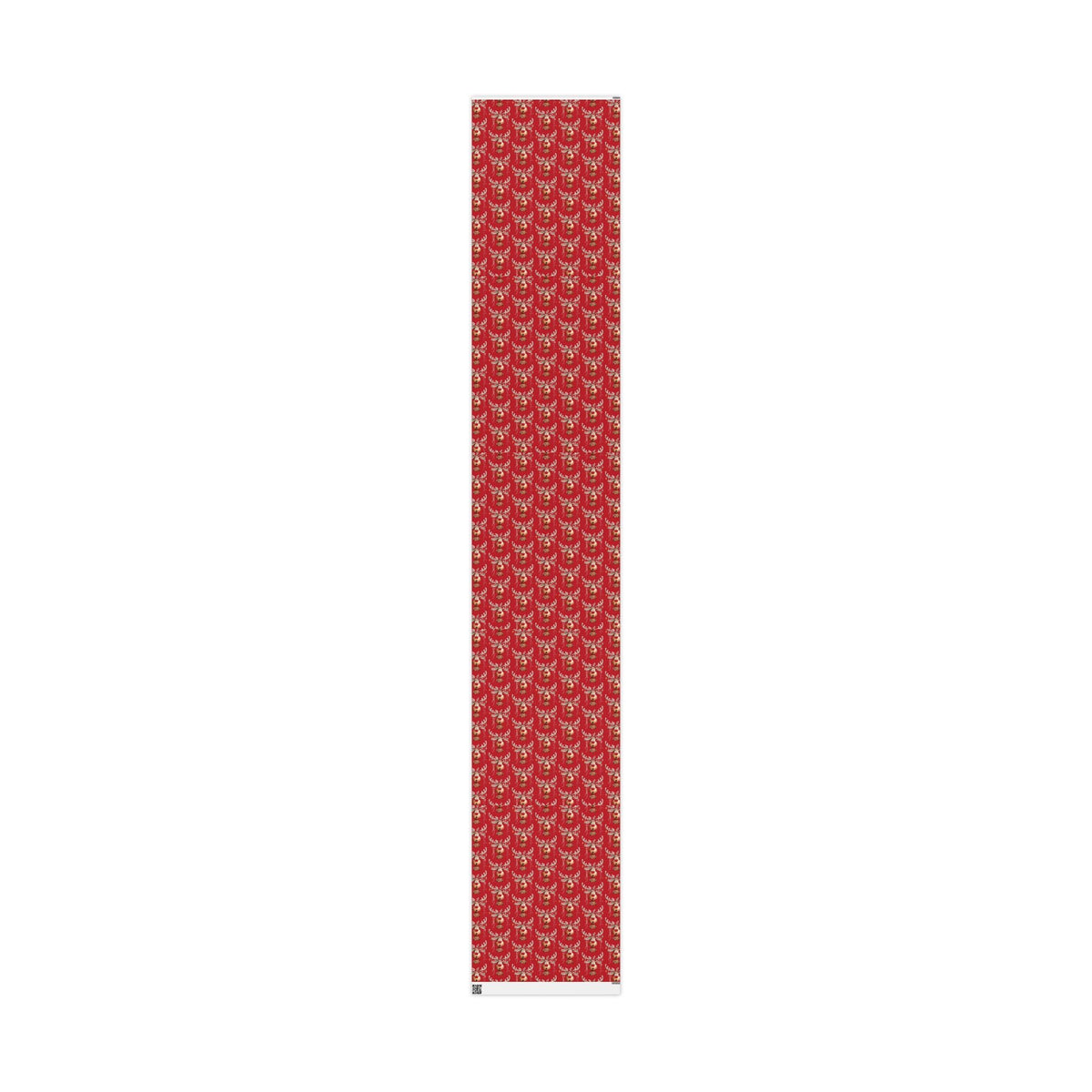 Reindeer Christmas Holiday Wrapping Paper - Blue Cava