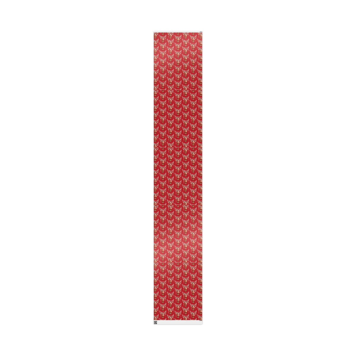 Reindeer Christmas Holiday Wrapping Paper - Blue Cava