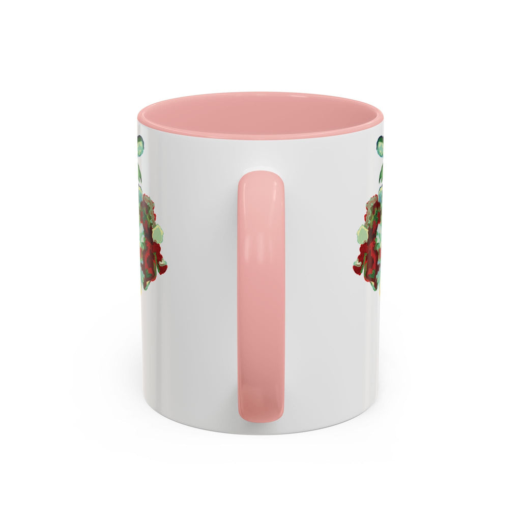 Rooster Two Tone Ceramic Coffee Mugs - Blue Cava