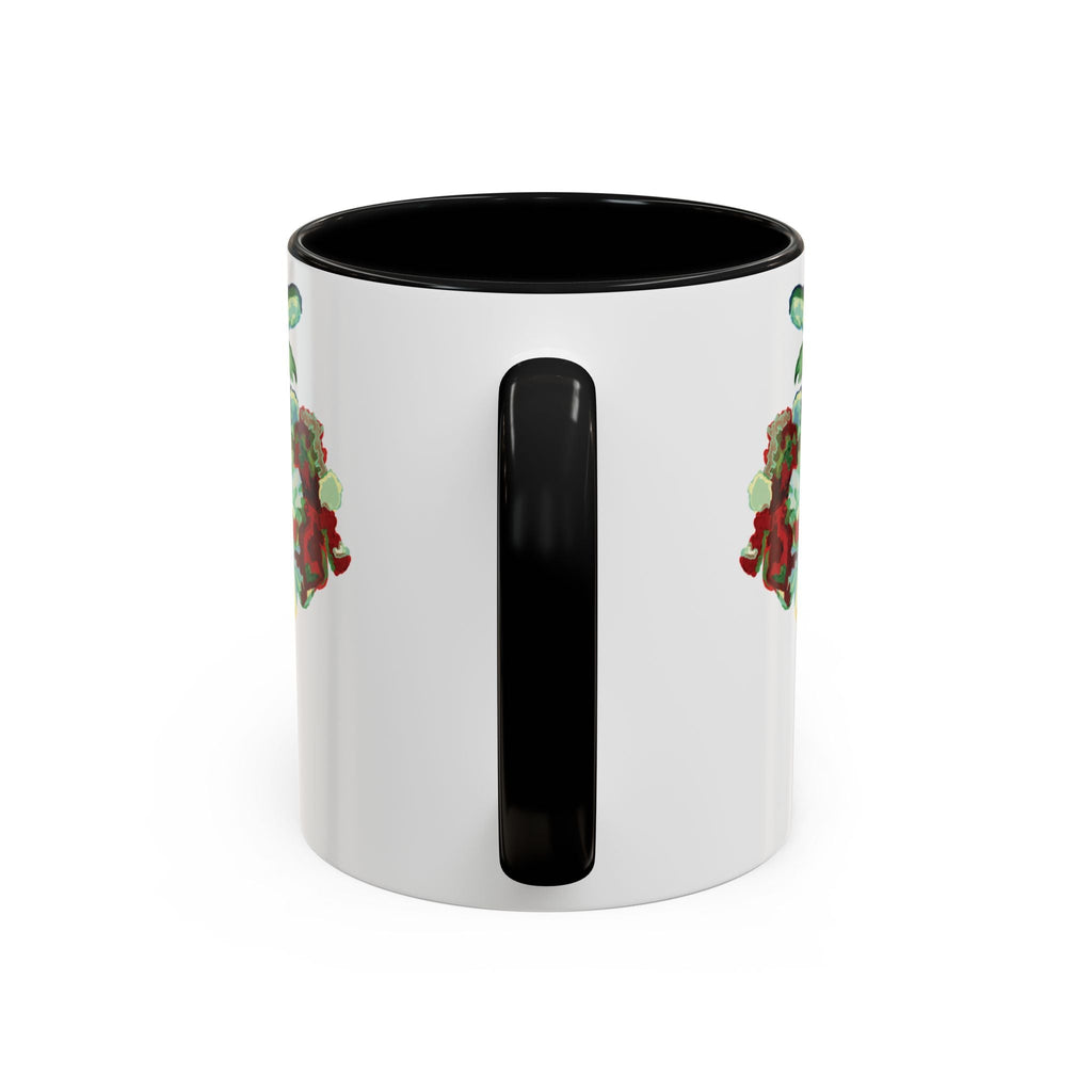 Rooster Two Tone Ceramic Coffee Mugs - Blue Cava