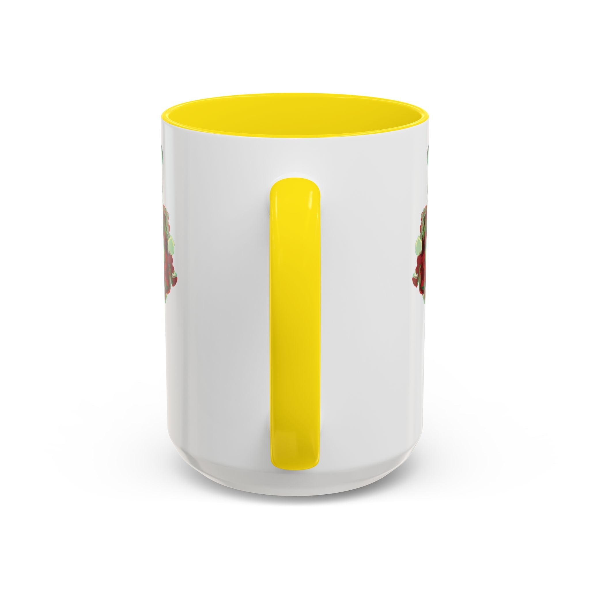 Rooster Two Tone Ceramic Coffee Mugs - Blue Cava