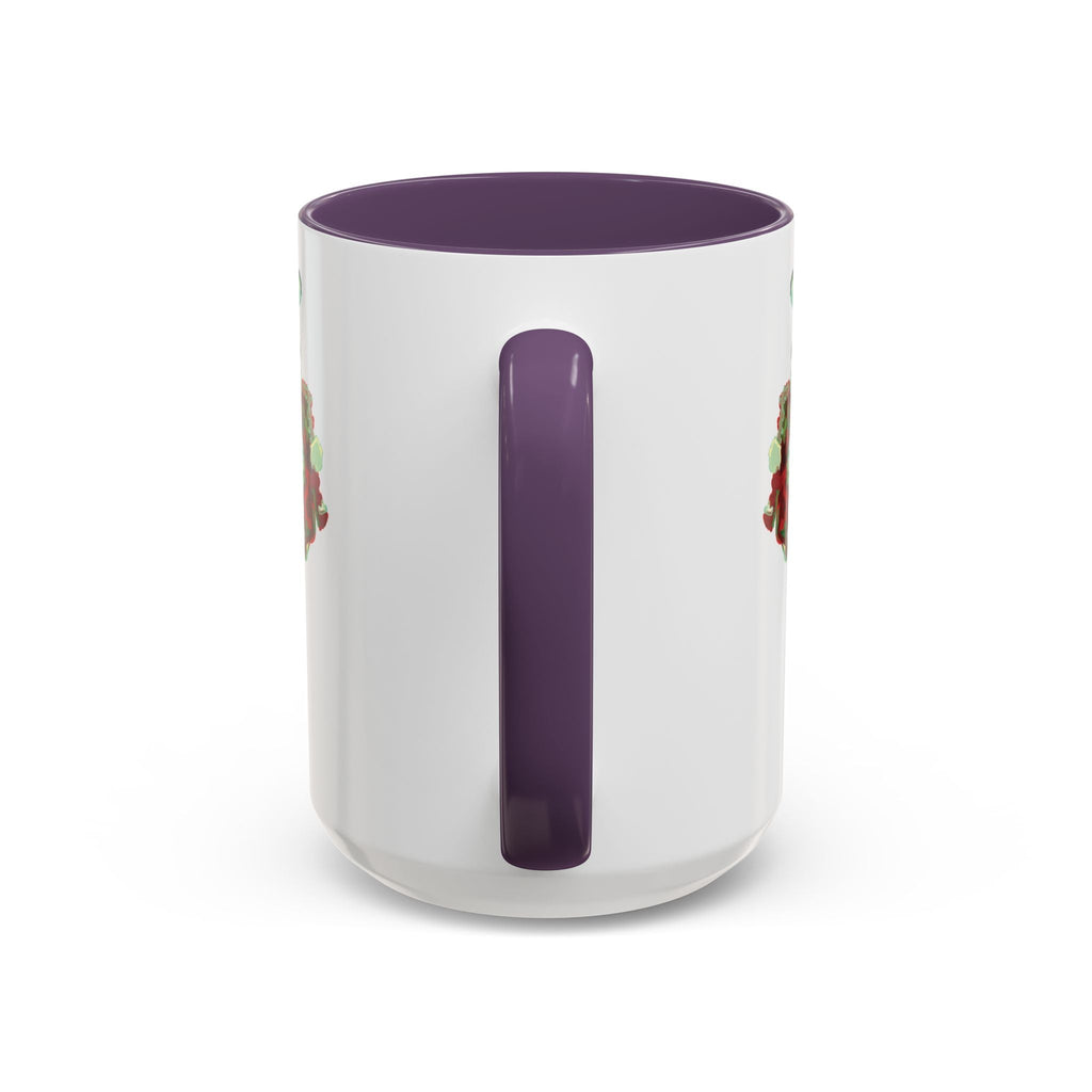 Rooster Two Tone Ceramic Coffee Mugs - Blue Cava