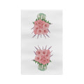 Roses and Lavender Microfiber Waffle Kitchen Towel - Blue Cava