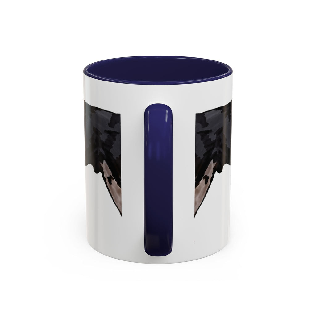 Rottweiler Two Tone Ceramic Coffee Mugs - Blue Cava